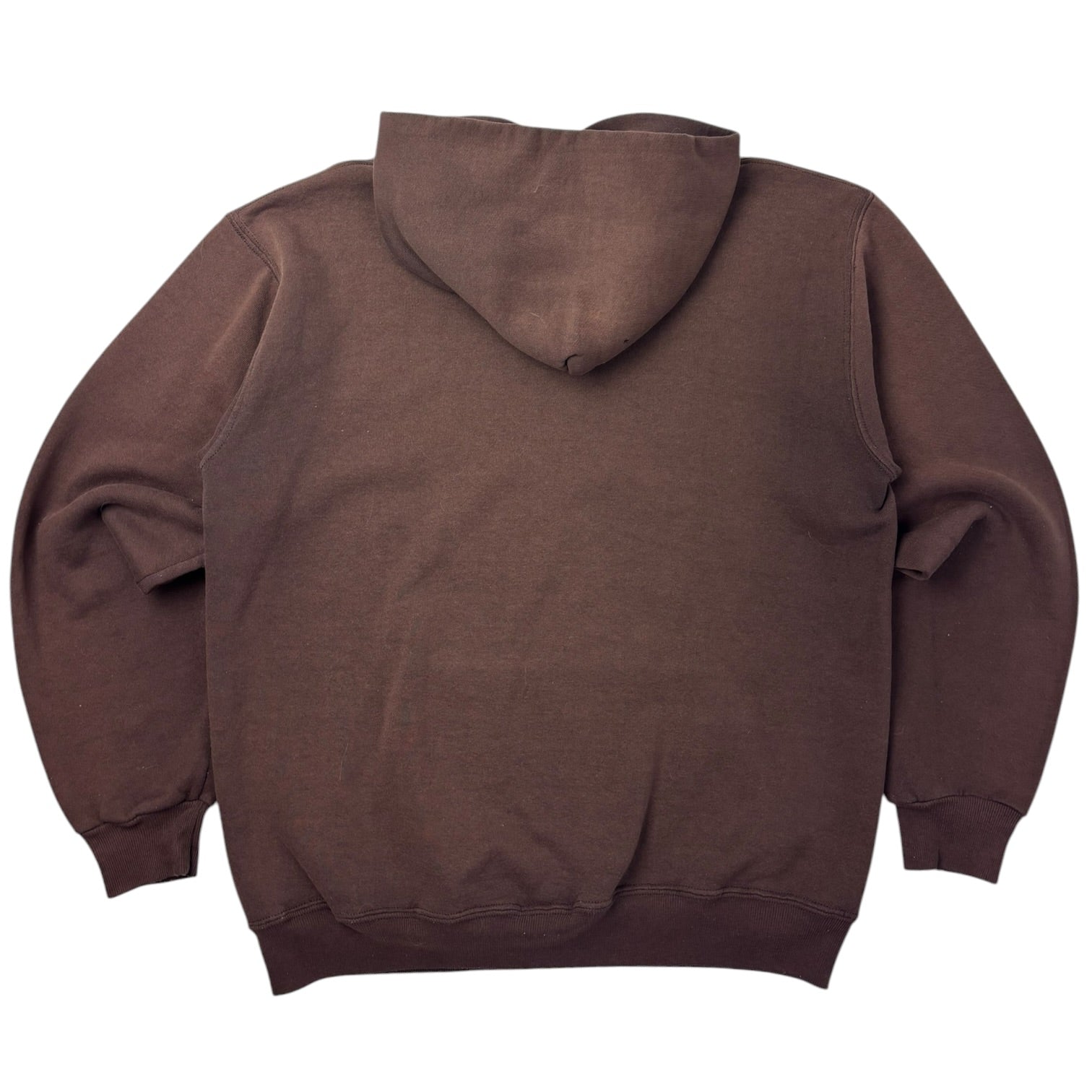 Vintage Russell Athletic Track Hoodie Faded Brown
