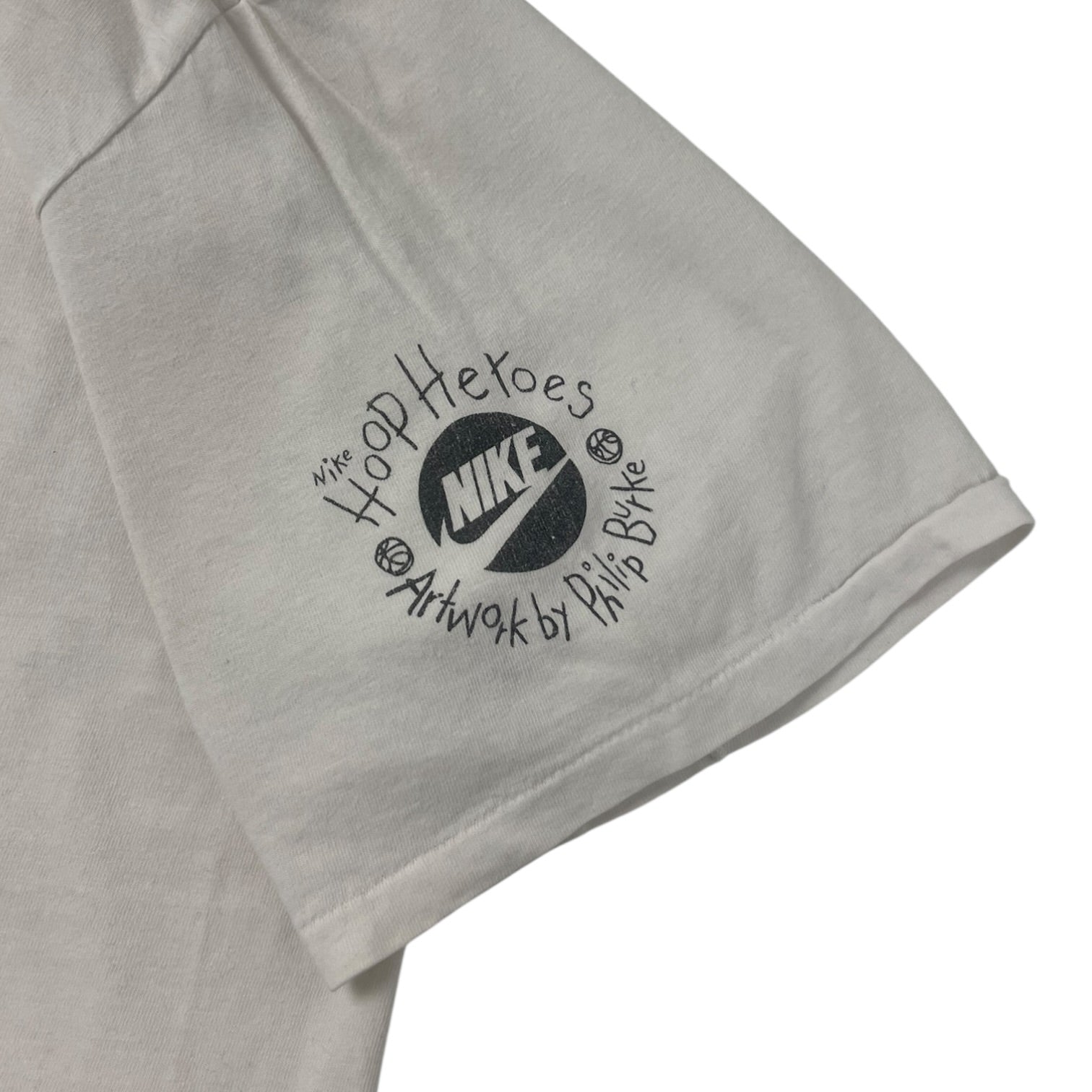 Vintage Nike Hoops Heroes Charles Barkley T-Shirt White