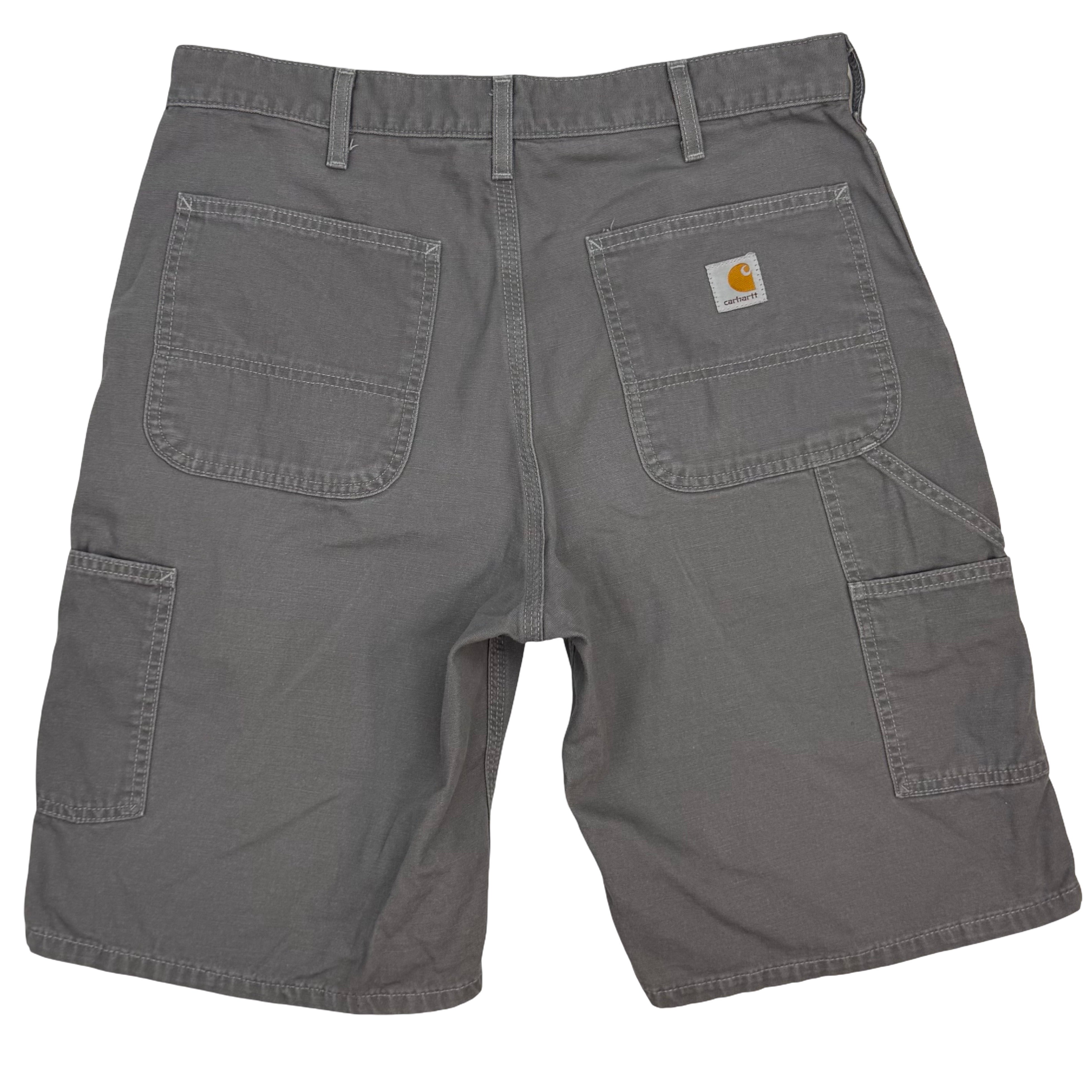Vintage Carhartt Relaxed Fit Cargo Shorts Grey