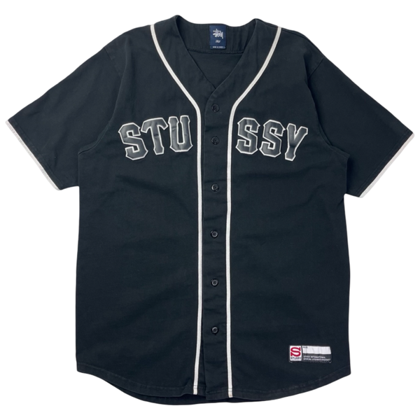 Y2K Stussy Logo Baseball Jersey