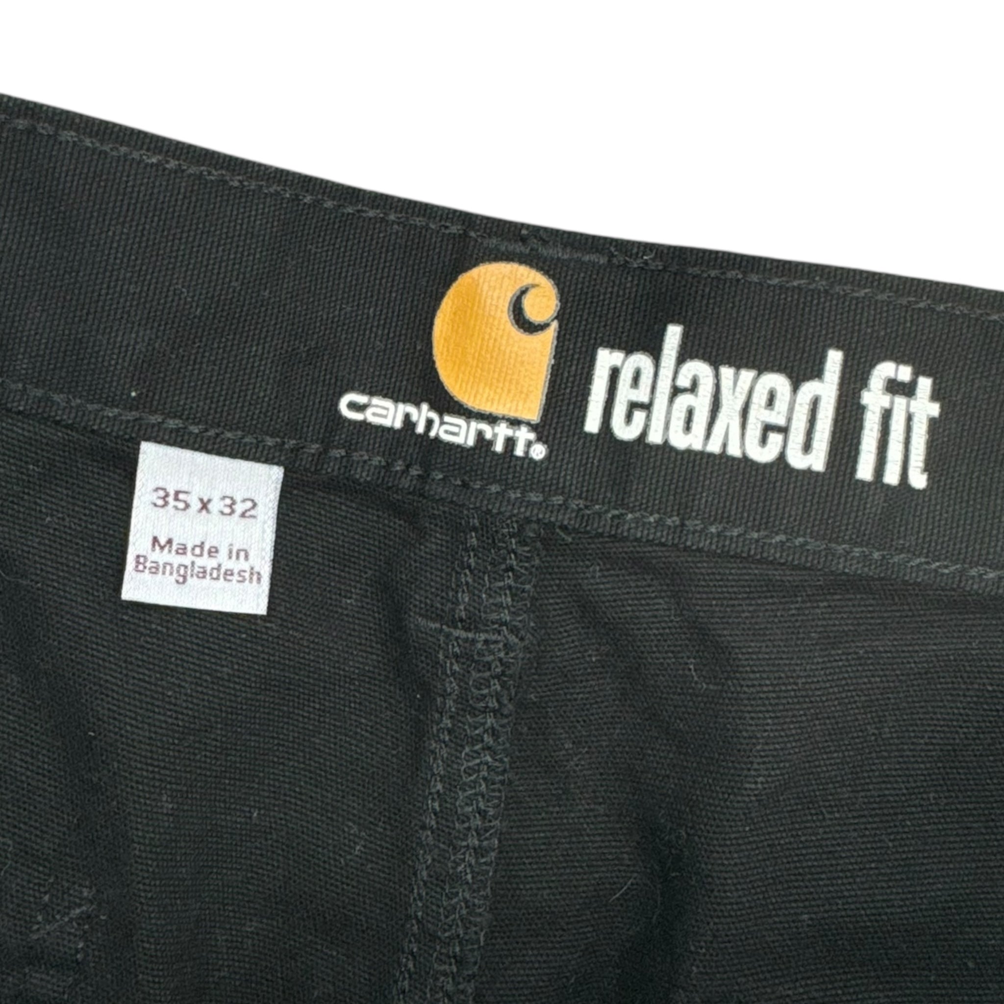 Carhartt Straight Leg Denim Pants Black