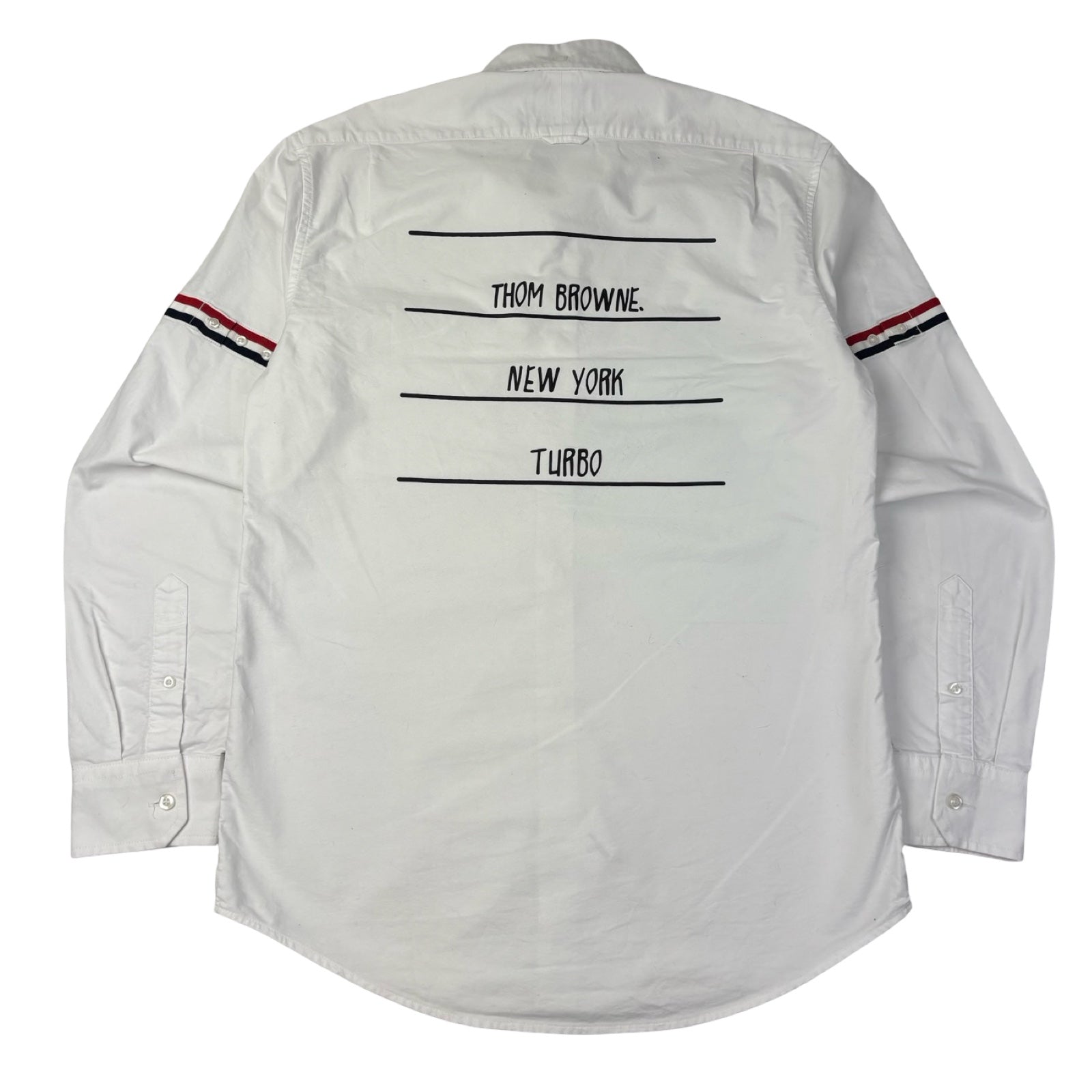 Tom Browne Striped Armband Shirt
