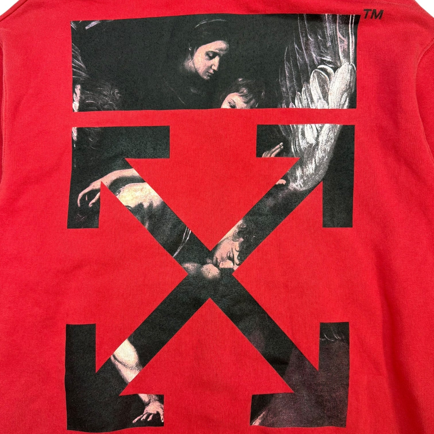 Off-White Caravaggio Hoodie Red