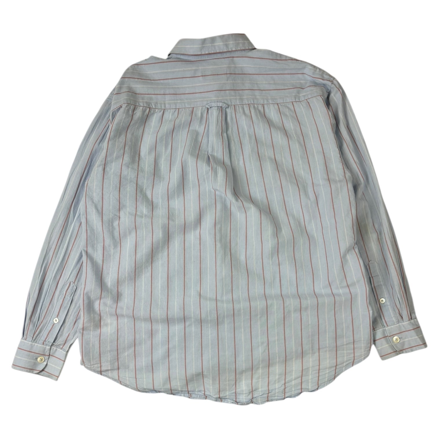 Stussy Classic Long Sleeve Striped Shirt Blue