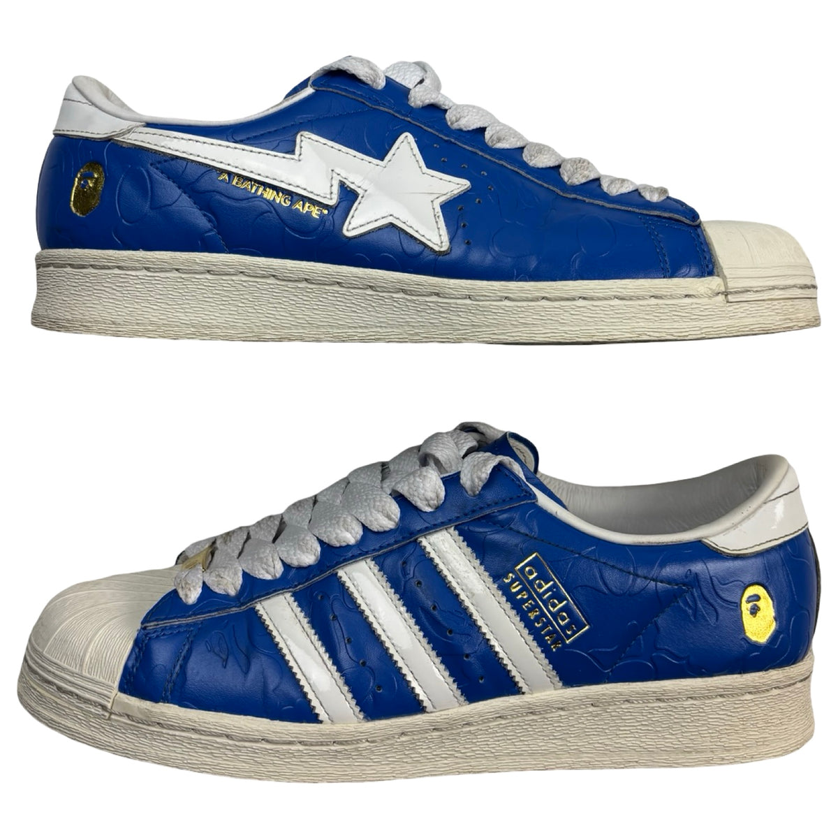 Adidas x Bape Superstar Vintage Blue White (Used)