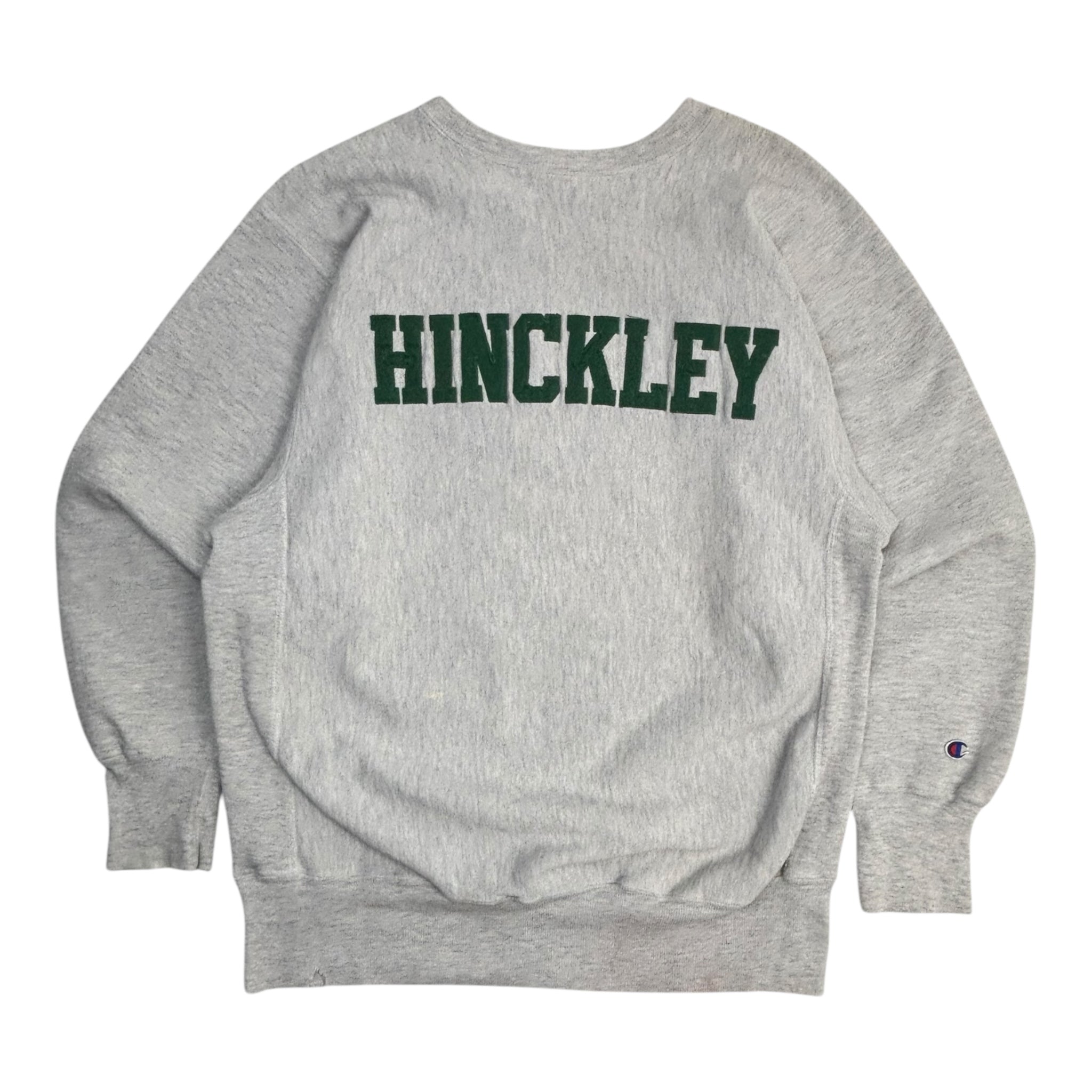 Vintage Hinkley Champion Reverse Weave Crewneck Grey