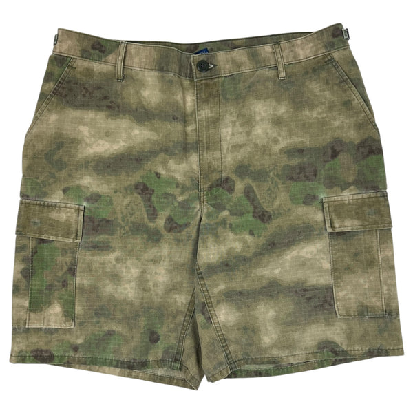Vintage MFH US BDU Bermuda Shorts Green Camouflage