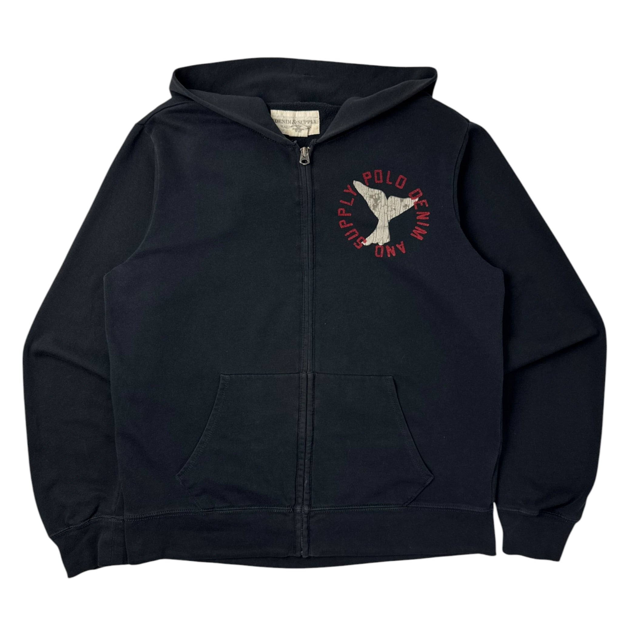 Polo Ralph Lauren Denim Supply 'Save The Whales' Zip Up Hoodie