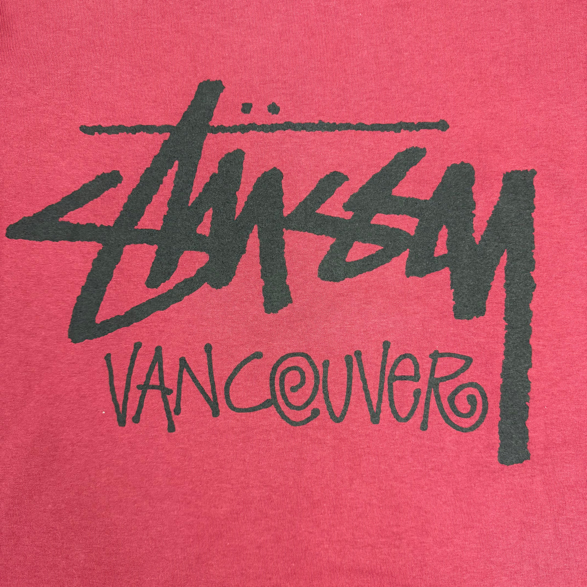 Stussy Vancouver Chapter Tee Maroon