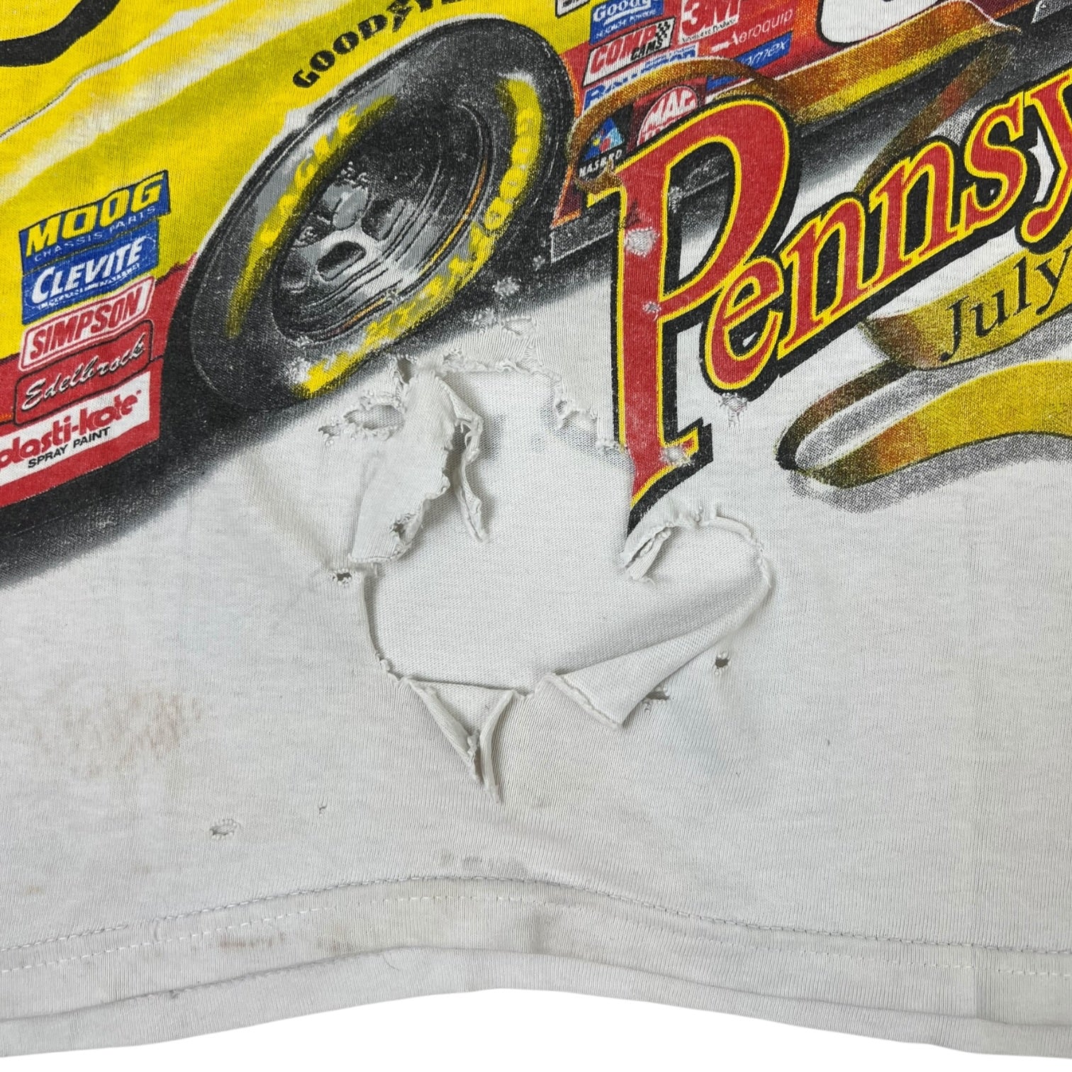 Vintage 2002 Nascar Pocono 500 T-Shirt White