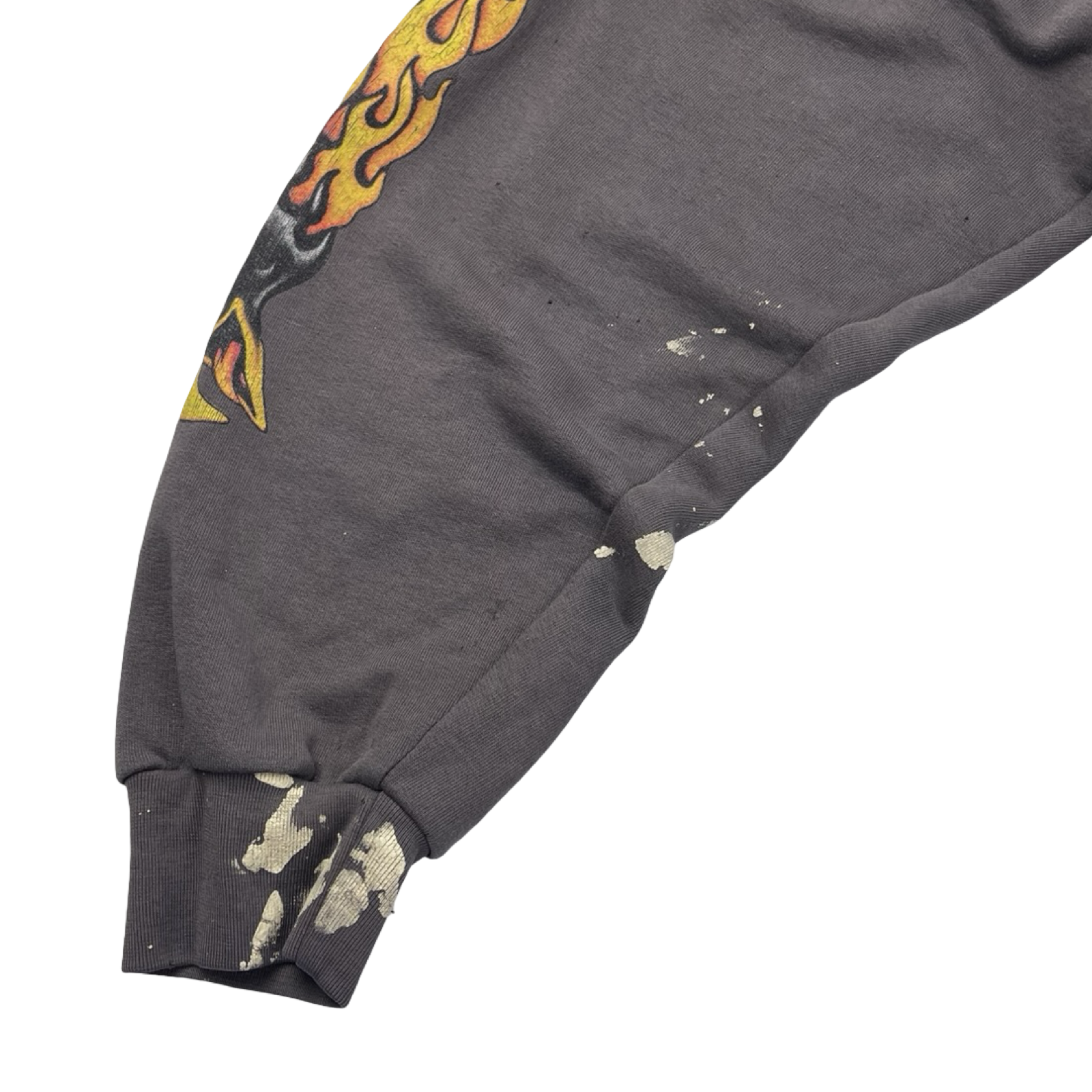 Vintage Ride Free Eagle Flamey Sleever Hoodie