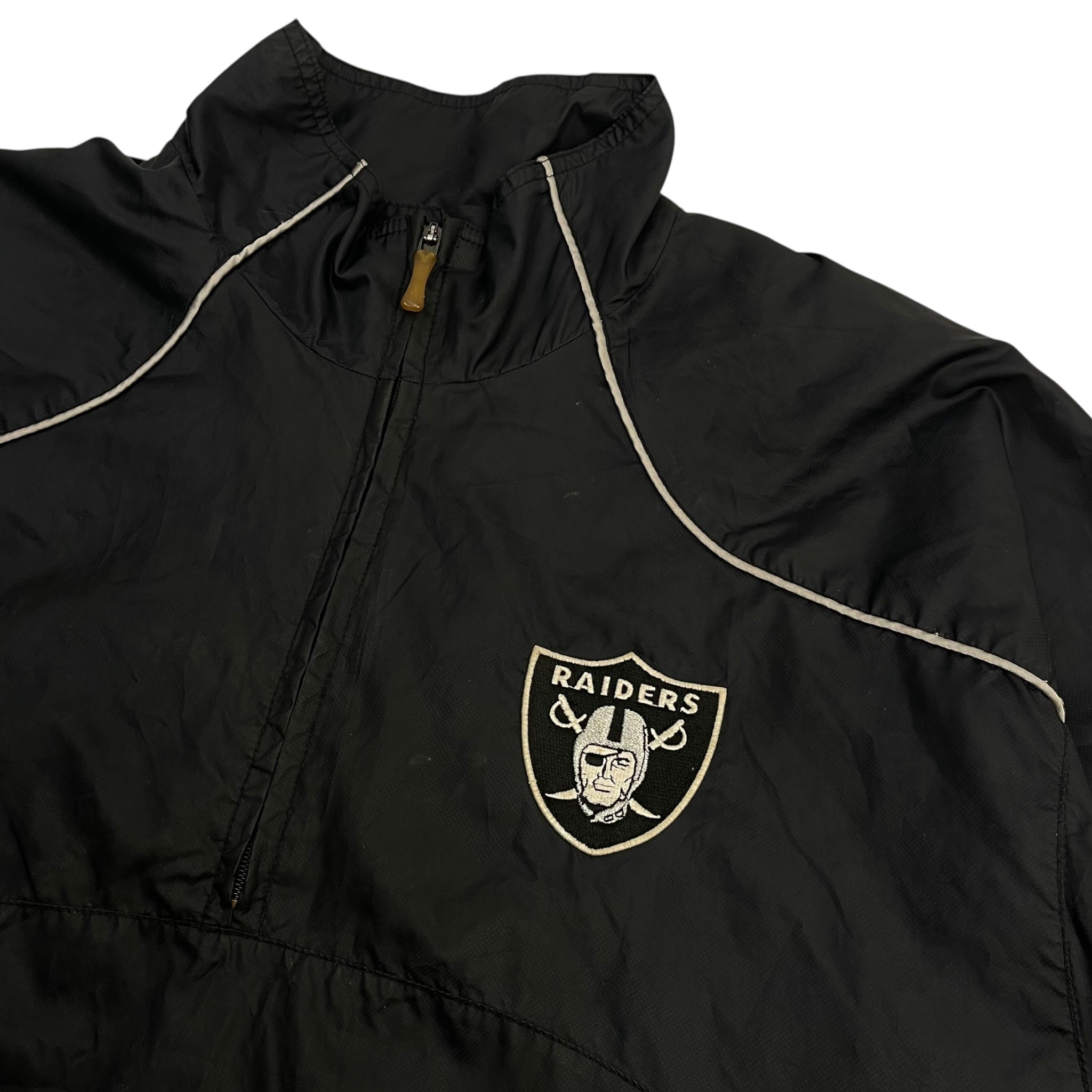 Vintage Raiders On Field Reebok Jacket Black
