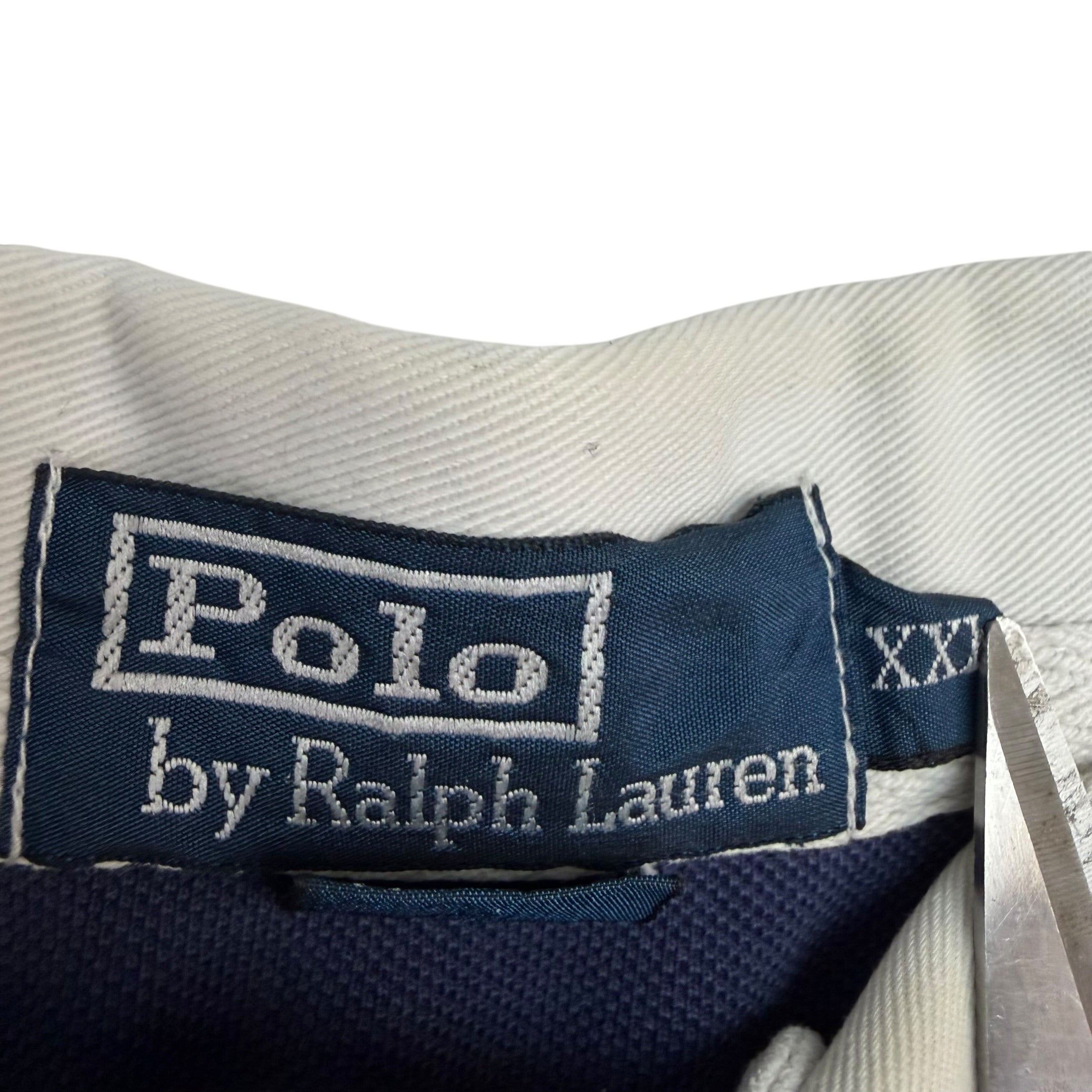 Vintage Polo Ralph Lauren Longsleeve Striped Rugby Green/Blue