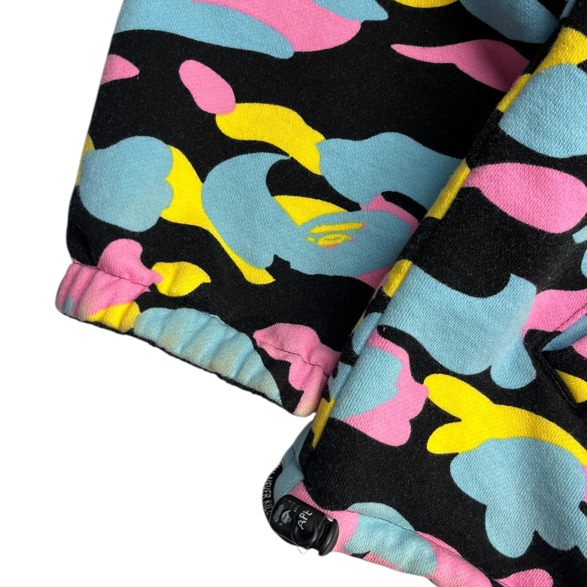 A Bathing Ape Cotton Candy Camo Reversible Pocket Zip Up Jacket