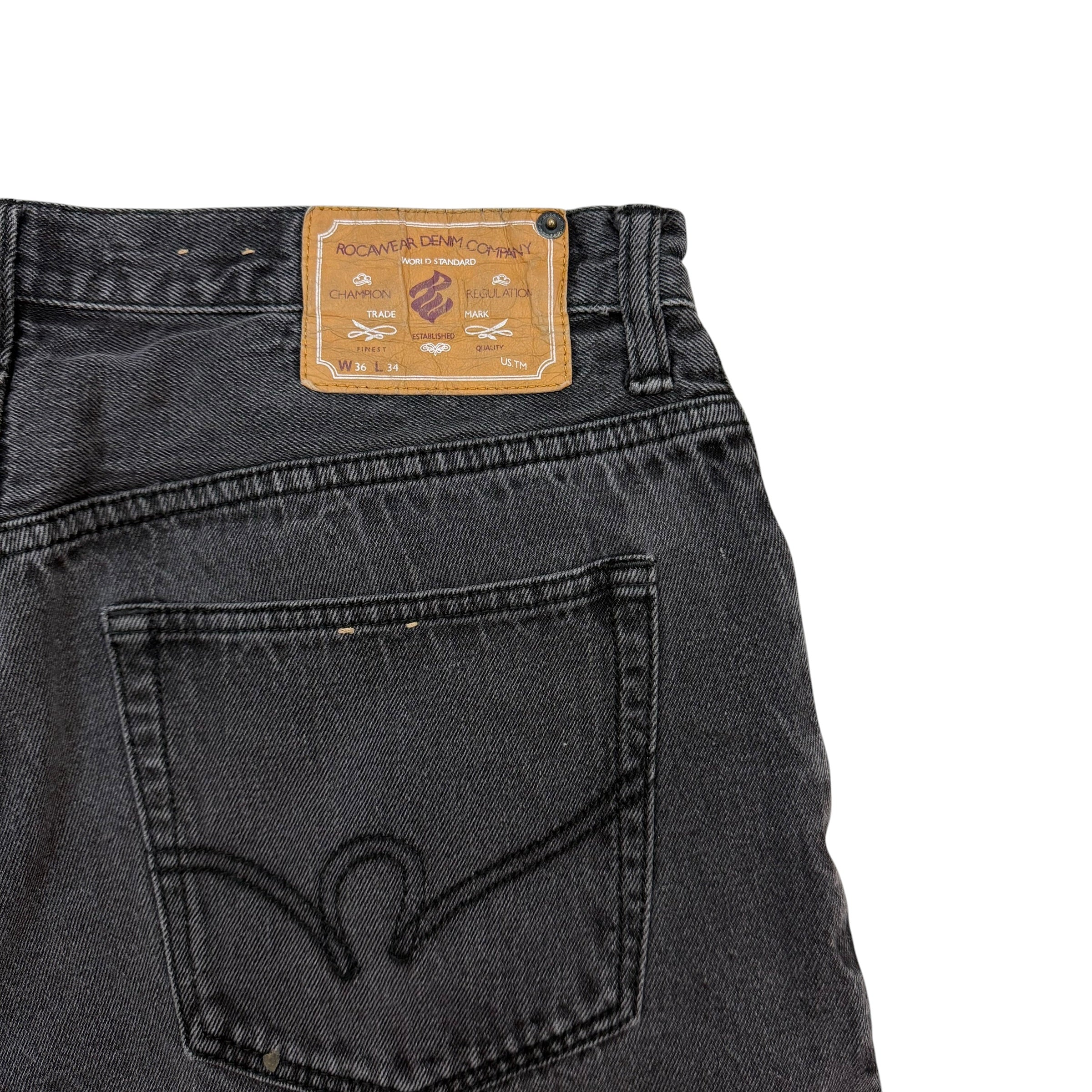 Vintage Rocawear Denim Pants Black