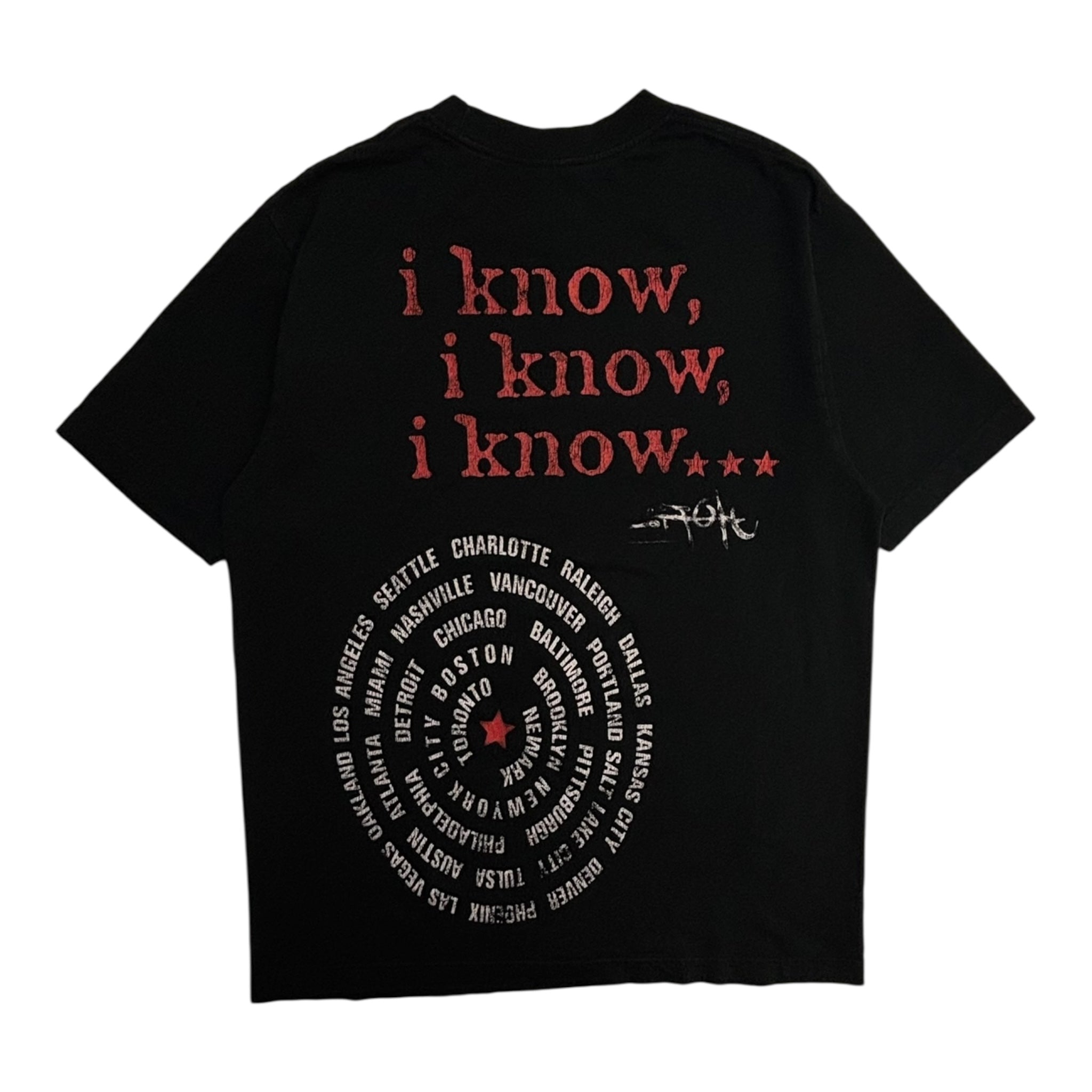 Travis Scott Utopia Circus Maximus 2023 Tour Tee Black