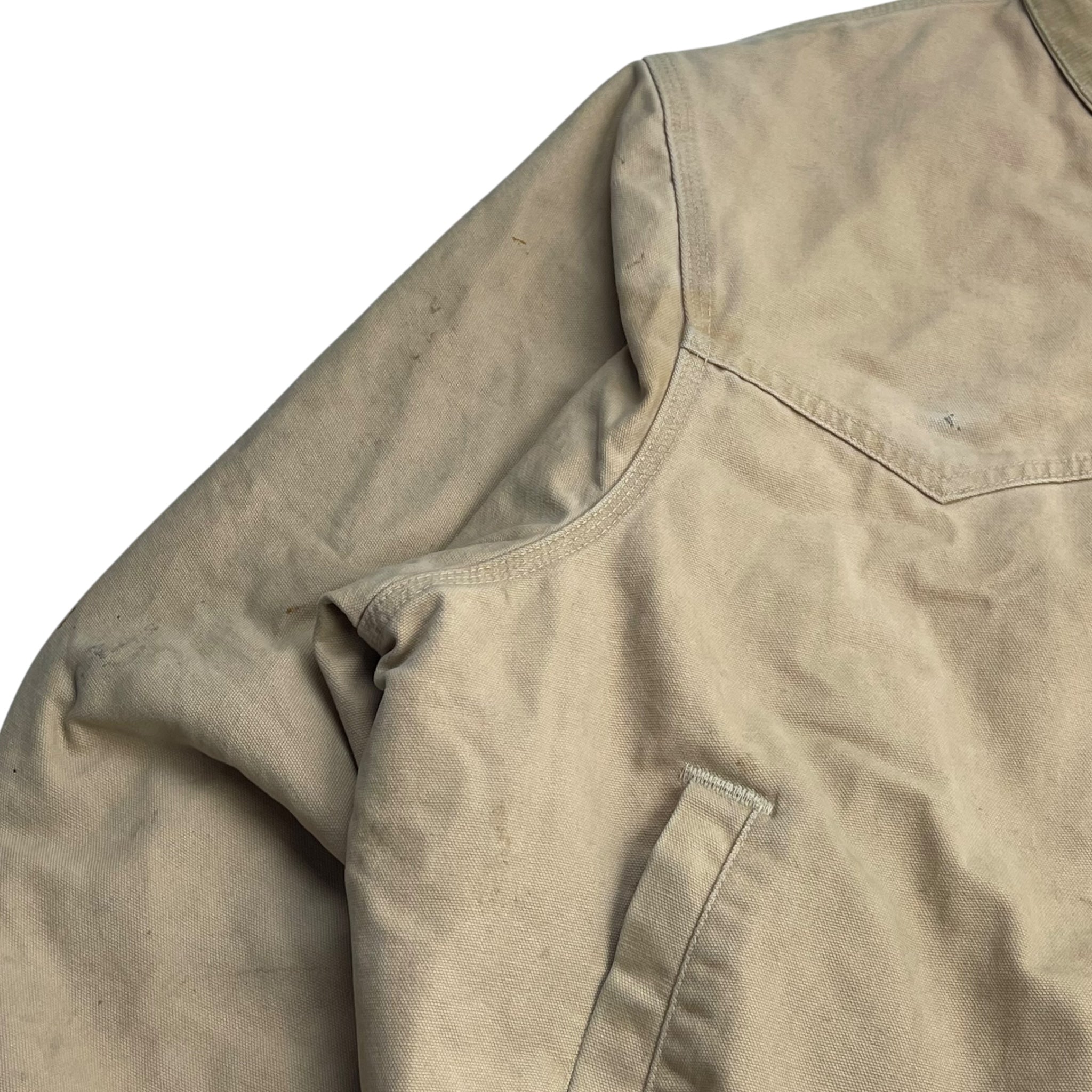 Vintage Carhartt Santa Fe Workwear Jacket Faded Tan