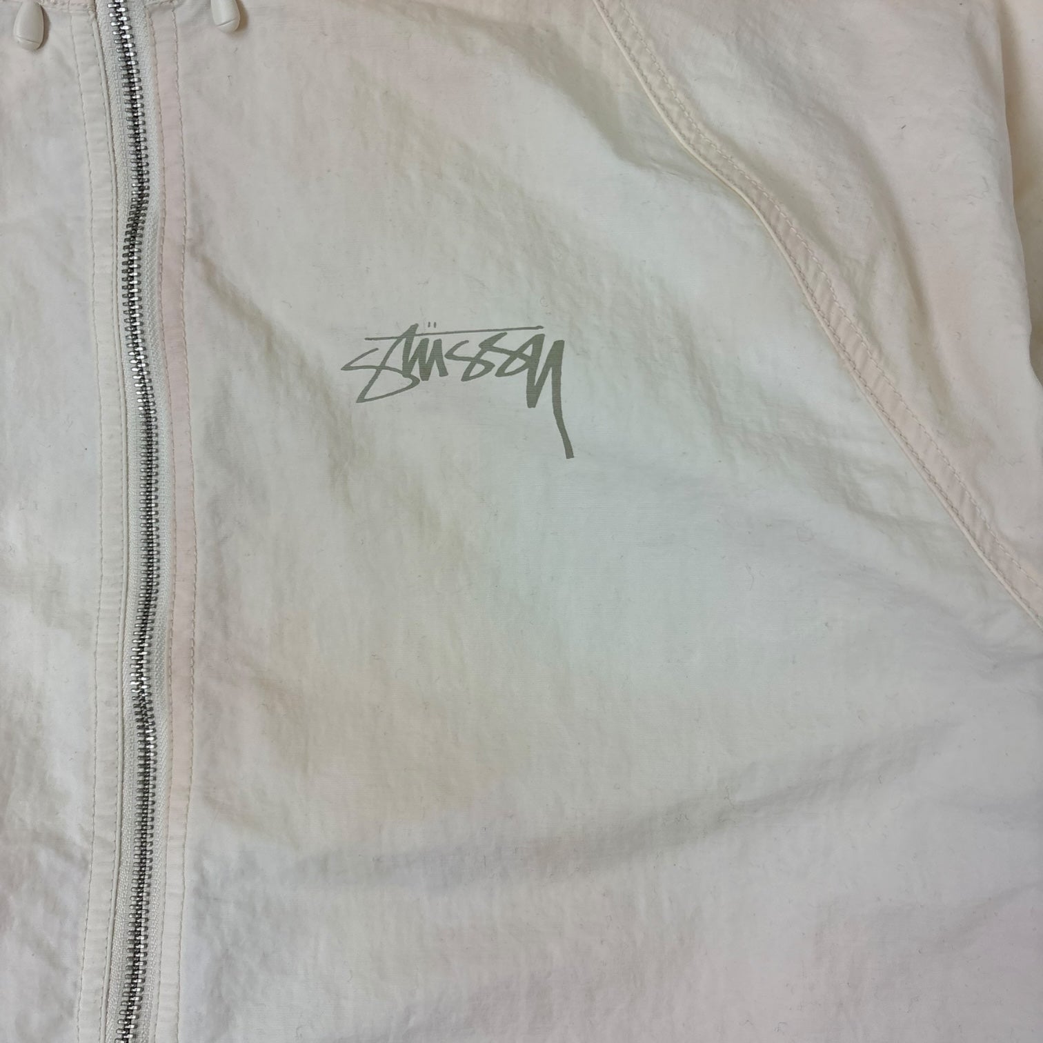Stussy Wave Dye Beach Shell Jacket Bone