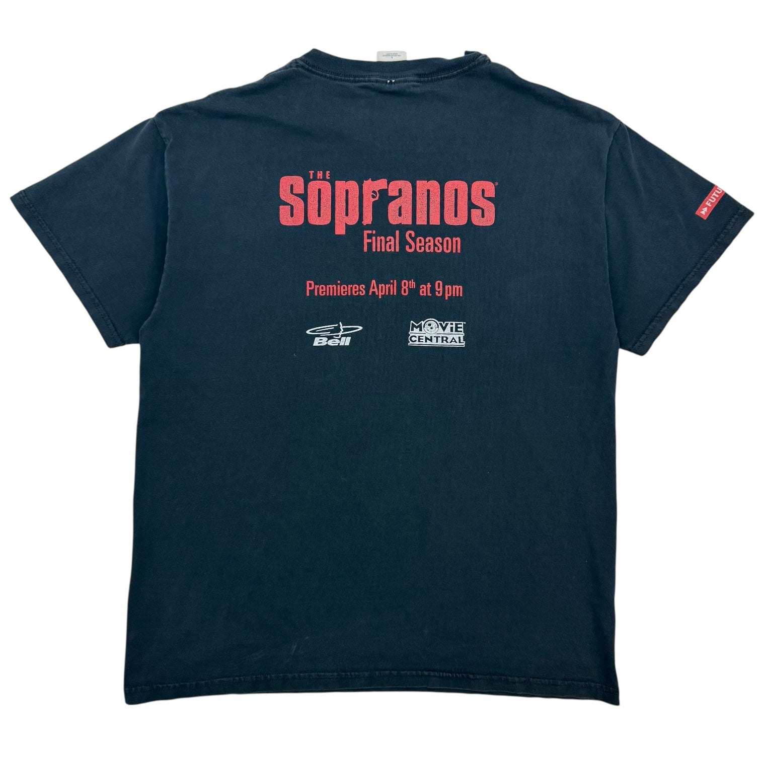 Vintage The Sopranos ‘Bada Bing’ Final Season Promo Tee Black