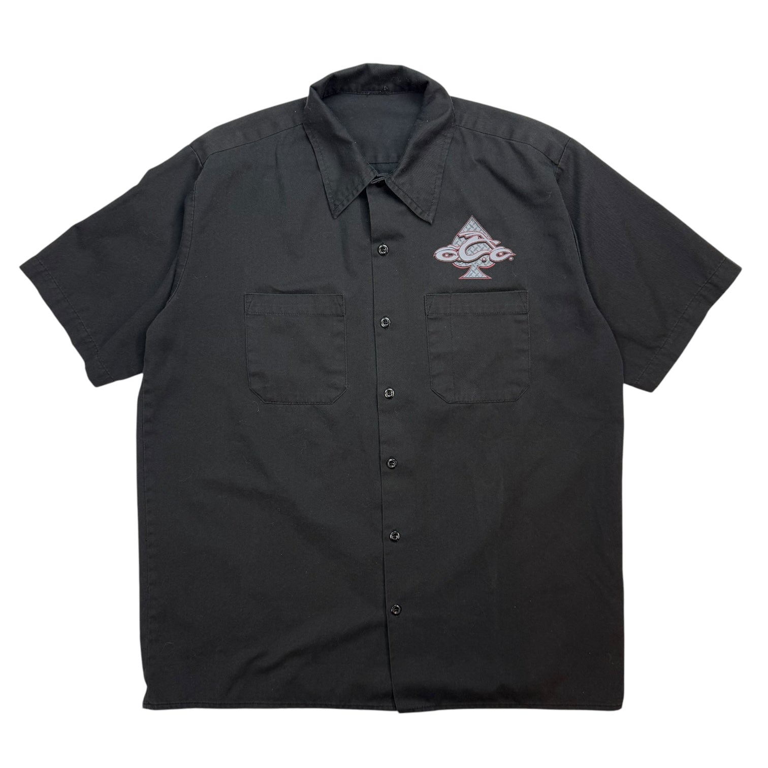 Vintage Orange County Choppers Button Up Shirt Black