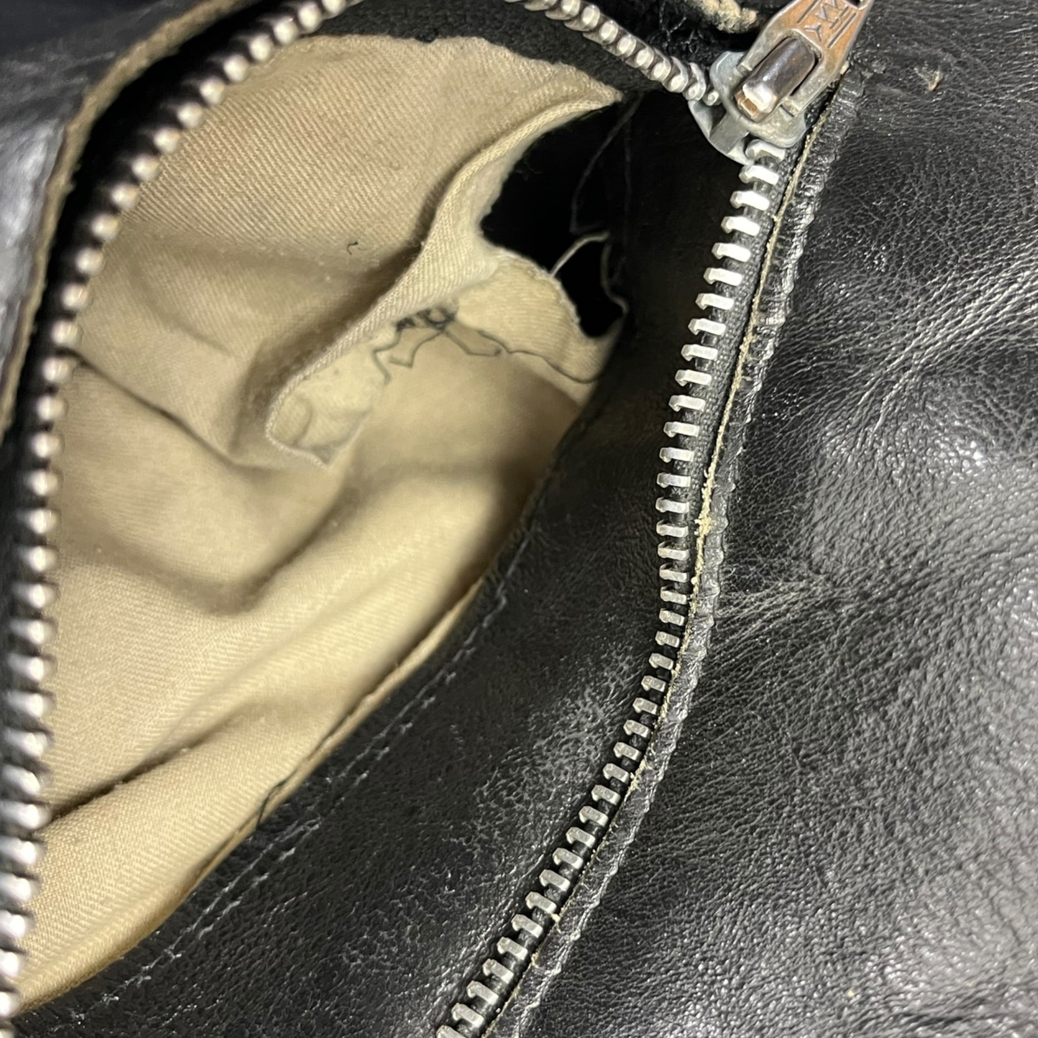 Vintage Motor Biker Leather Jacket