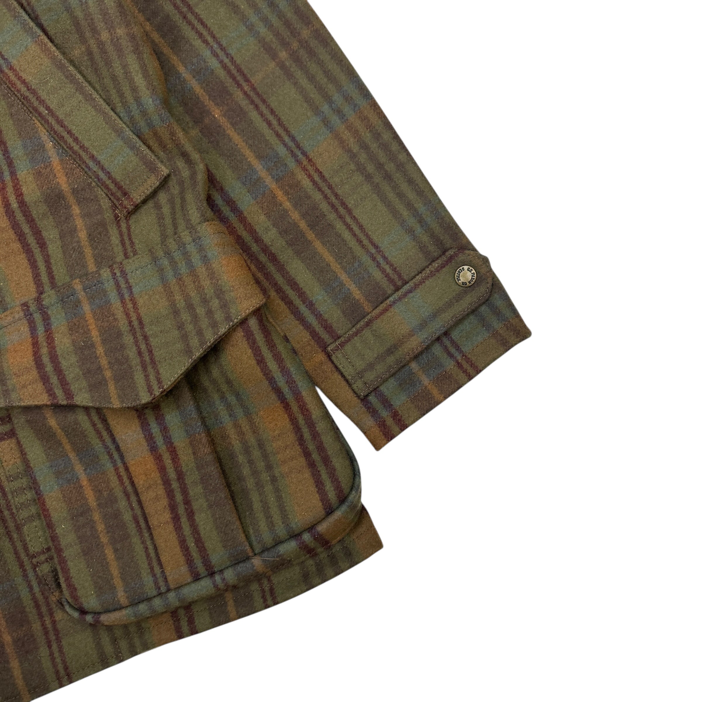 Filson Yukon Wool Clay Coat Haw Plaid / Green