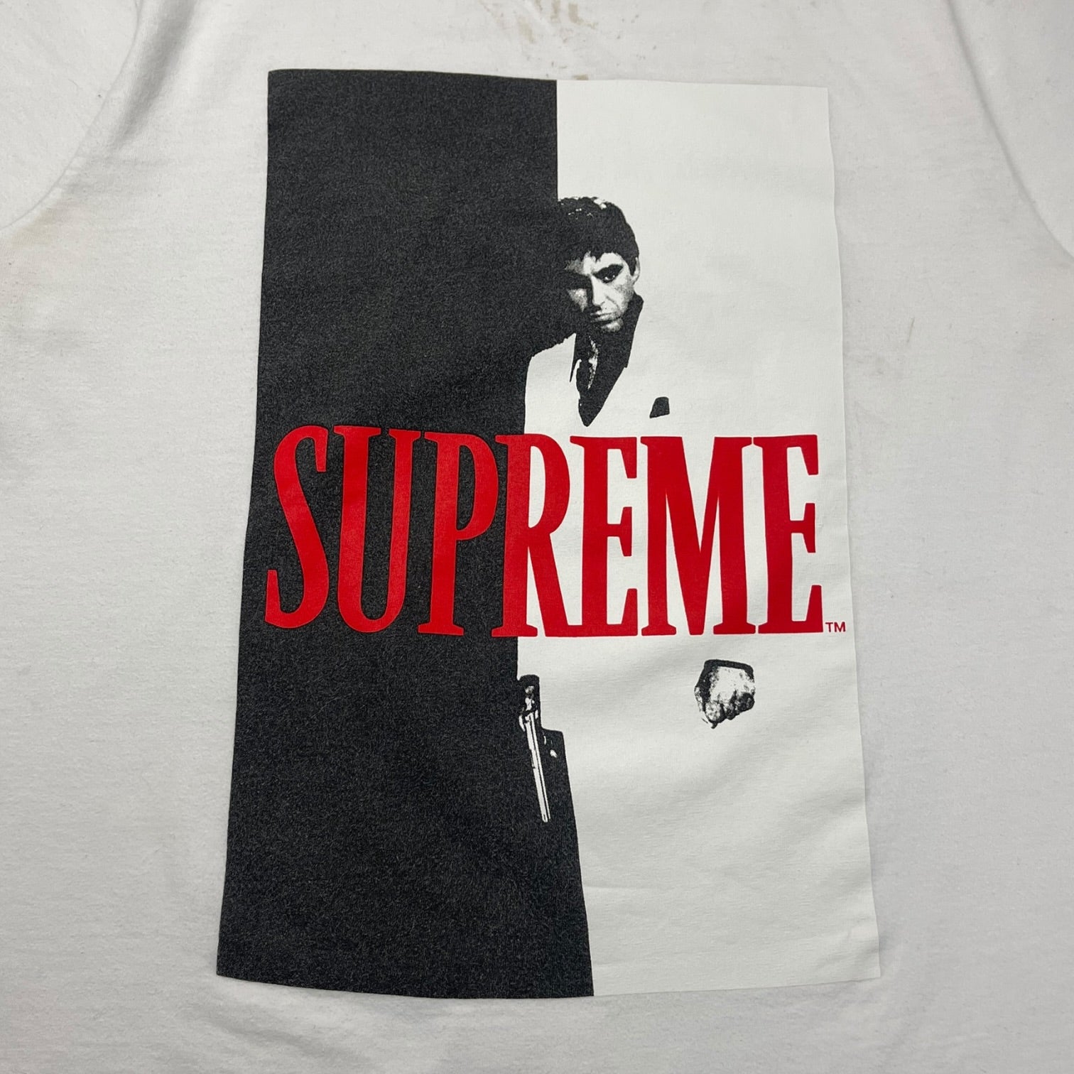 Supreme Scarface Split Tee White (FW17)