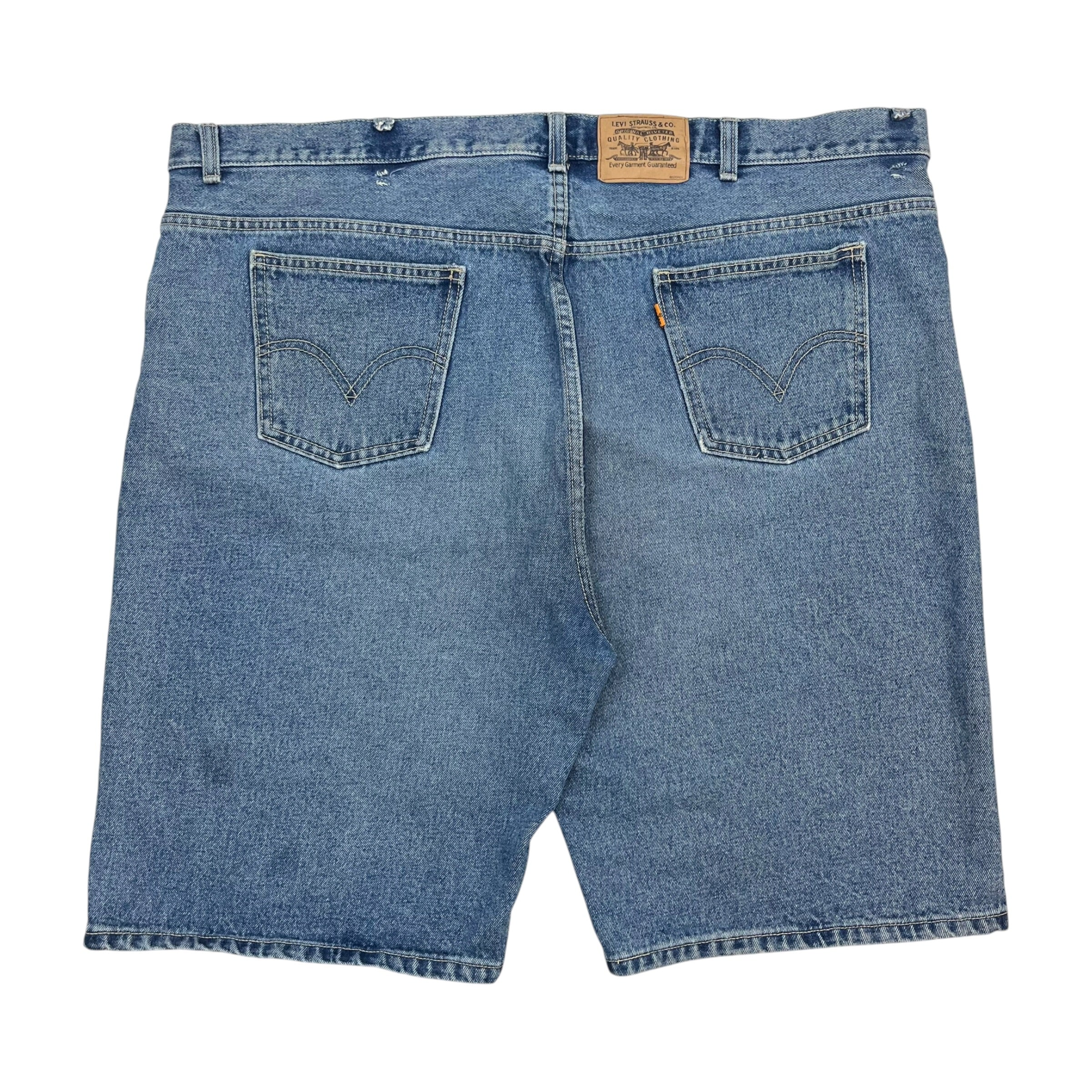 Vintage Levis Orange Tab Denim Shorts Medium Wash