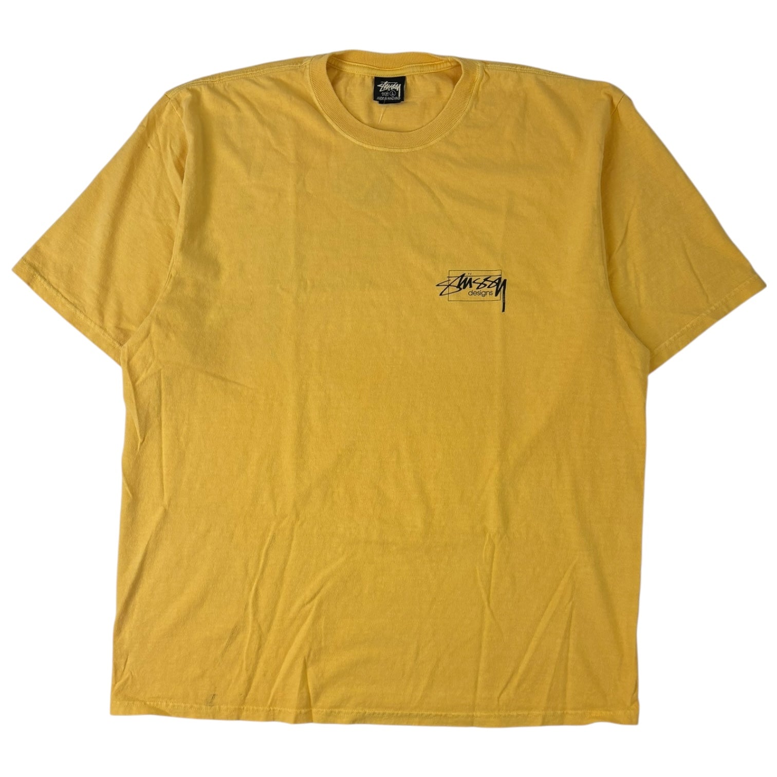 Stussy Modern Age Pigment Dyed T-Shirt Yellow