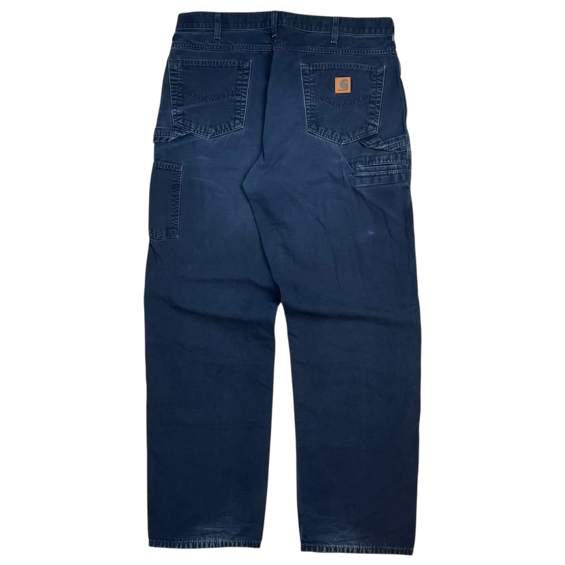 Vintage Carhartt Dungaree Pants Navy Blue