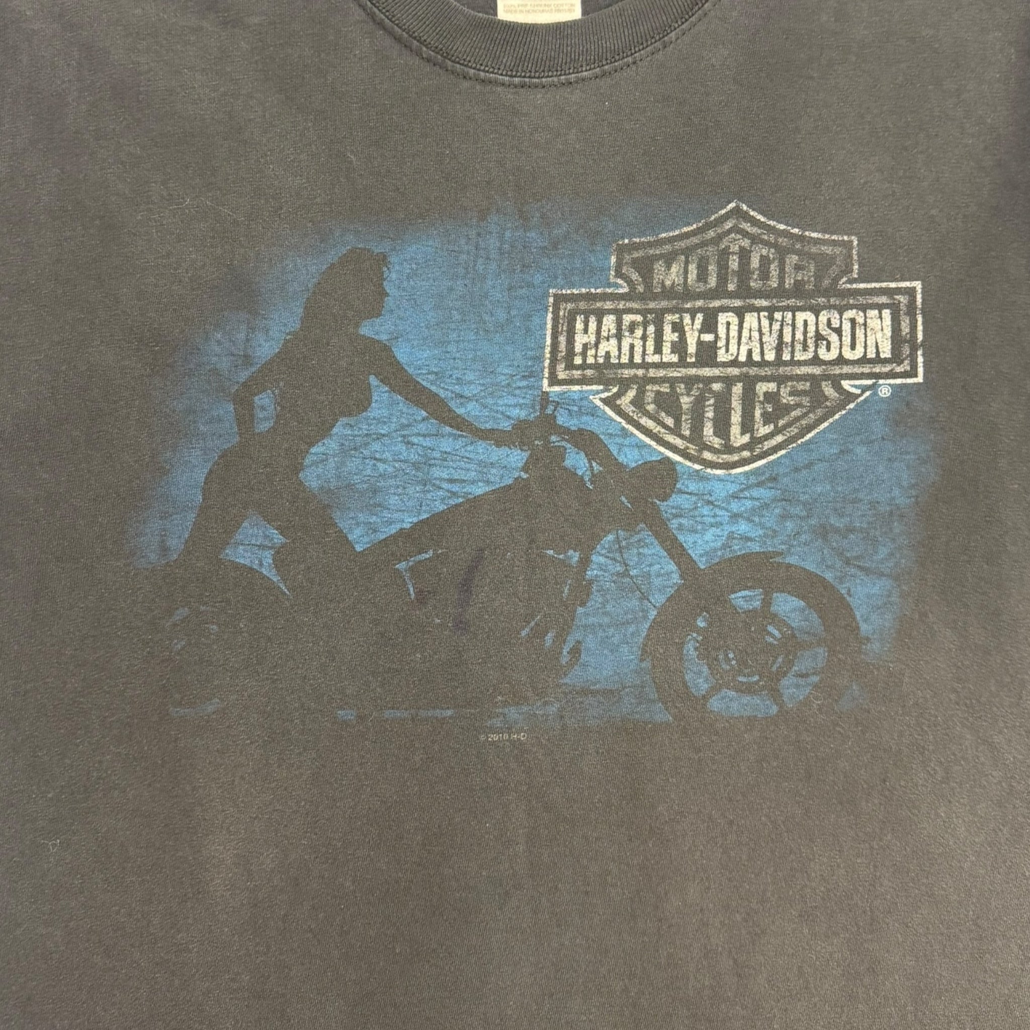 Vintage Harley Davidson Lady Silhouette T-Shirt