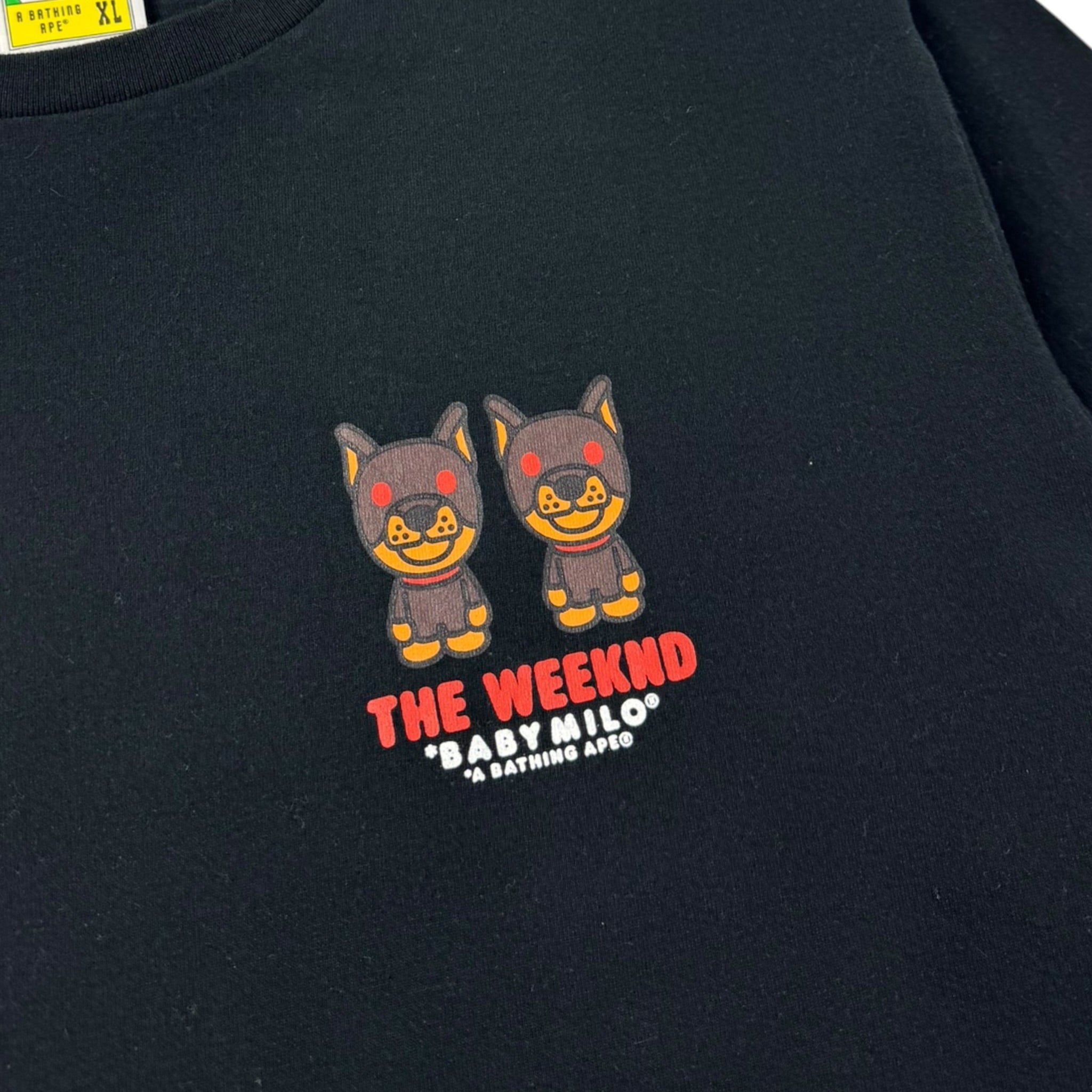 BAPE x XO The Weeknd Long Sleeve T-Shirt Black
