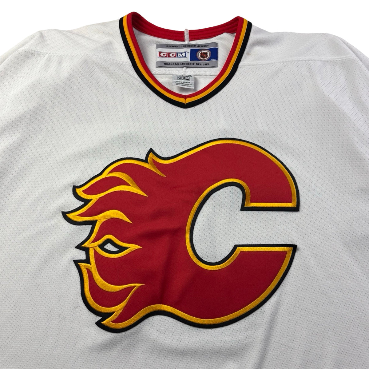 Vintage CCM Calgary Flames NHL Away Jersey
