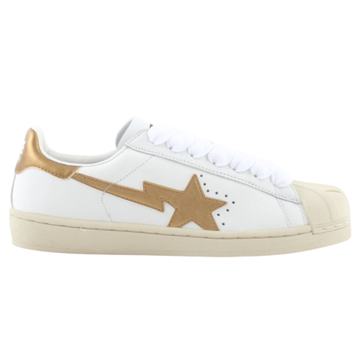 BAPE Skull Sta White Gold (Used)