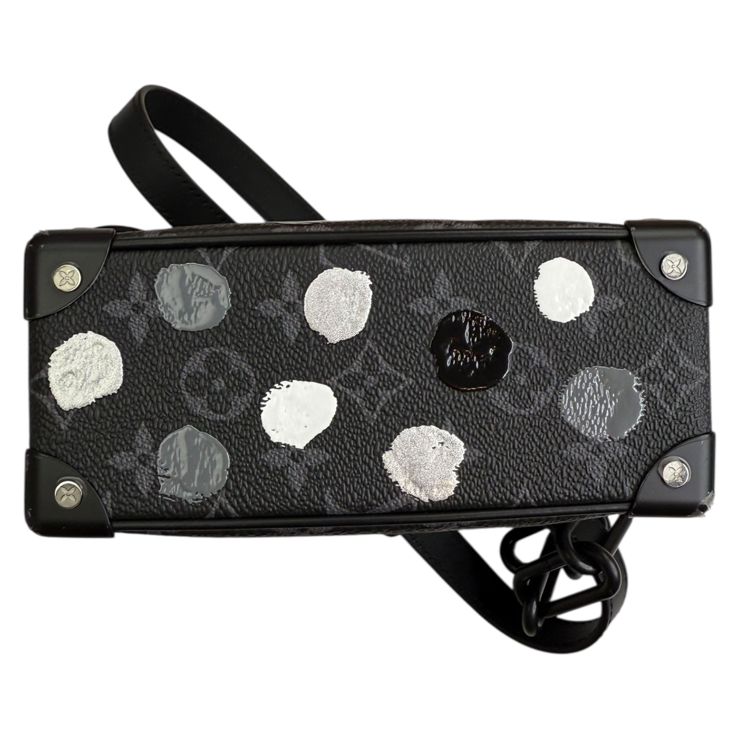 Louis Vuitton x Yayoi Kusama Mini Soft Trunk Black