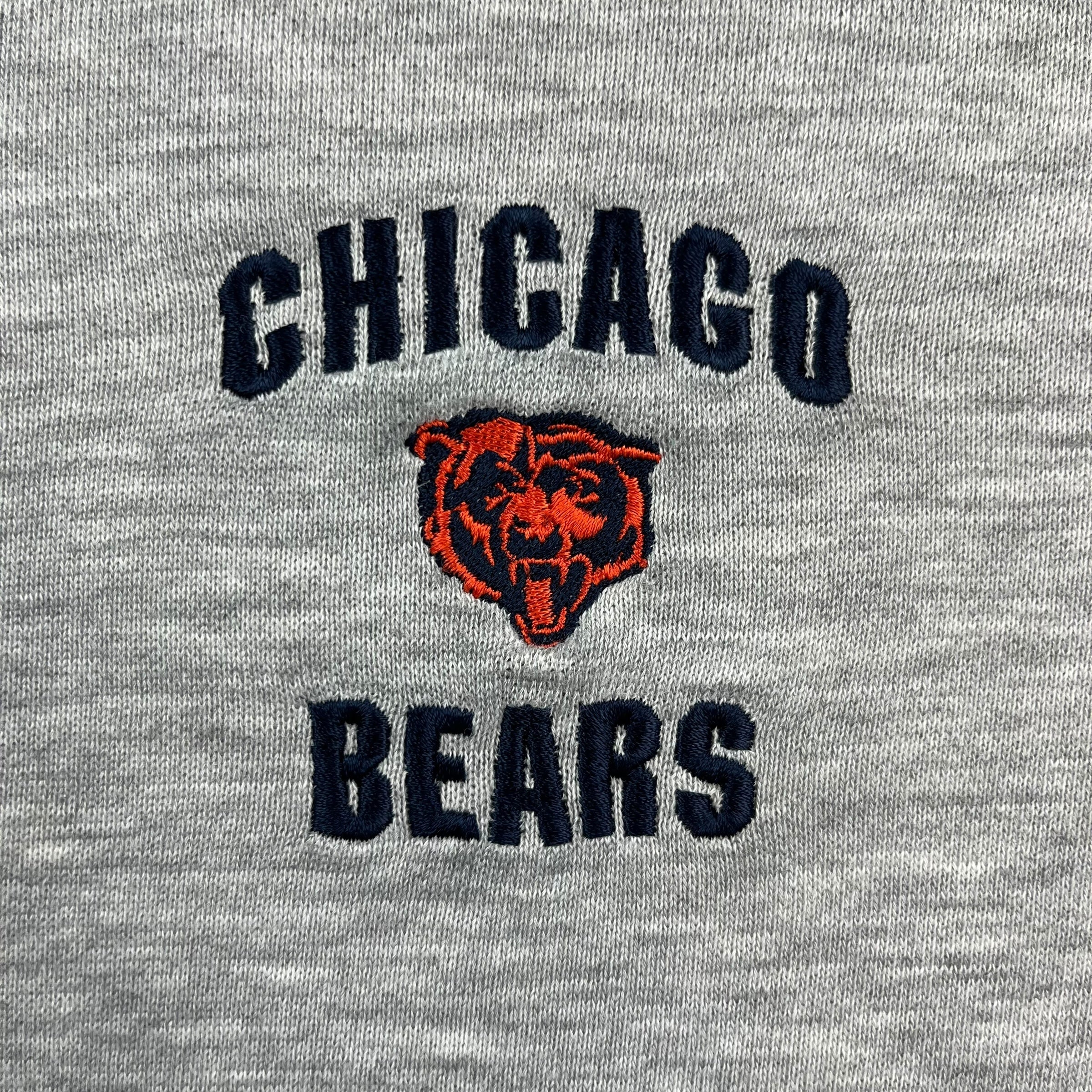 Vintage Chicago Bears Pocket Crewneck Light Grey