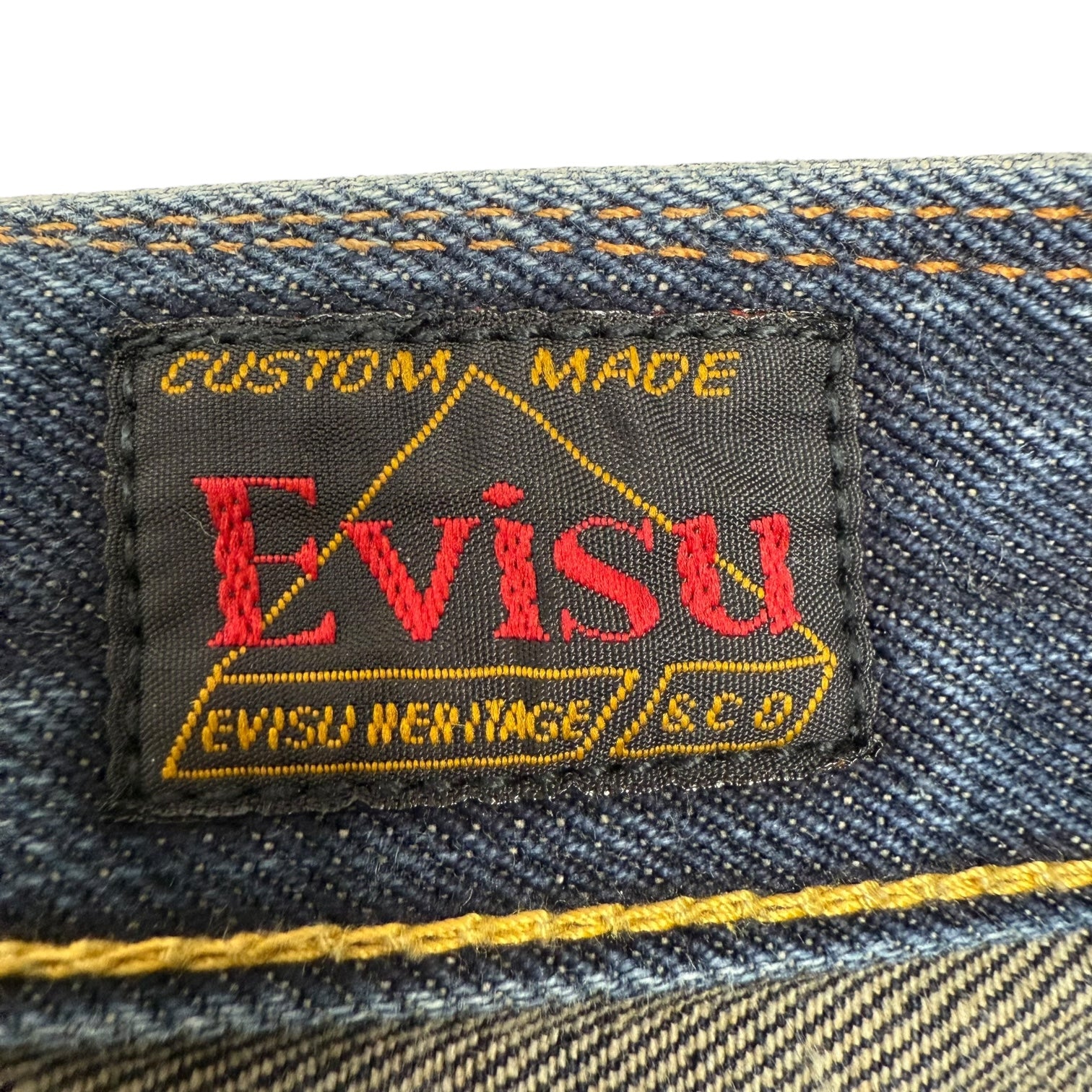 Vintage Evisu No.3 Denim Pants Dark Wash
