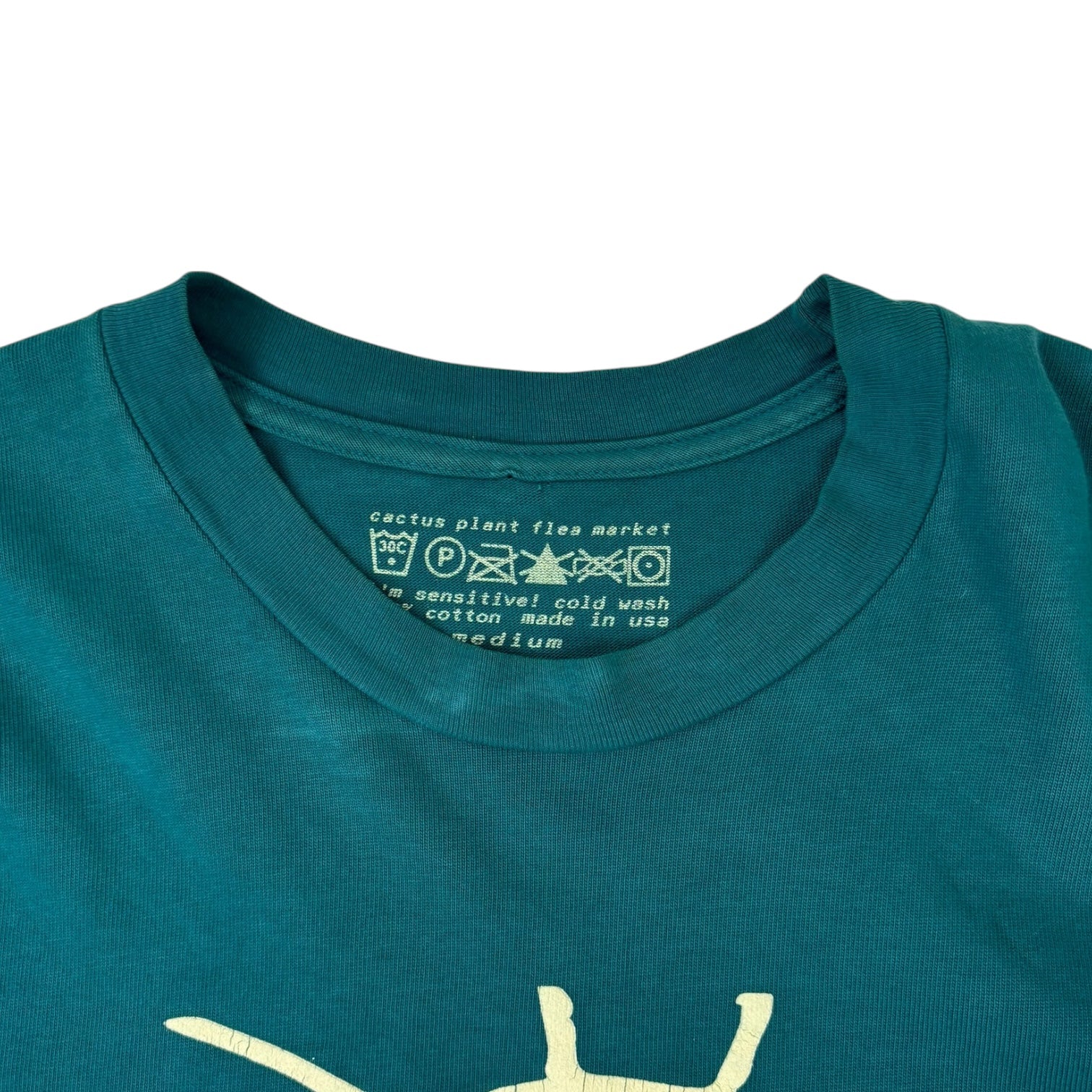 Cactus Plant Flea Market “Let Sunshine Do” Long Sleeve T-Shirt Teal