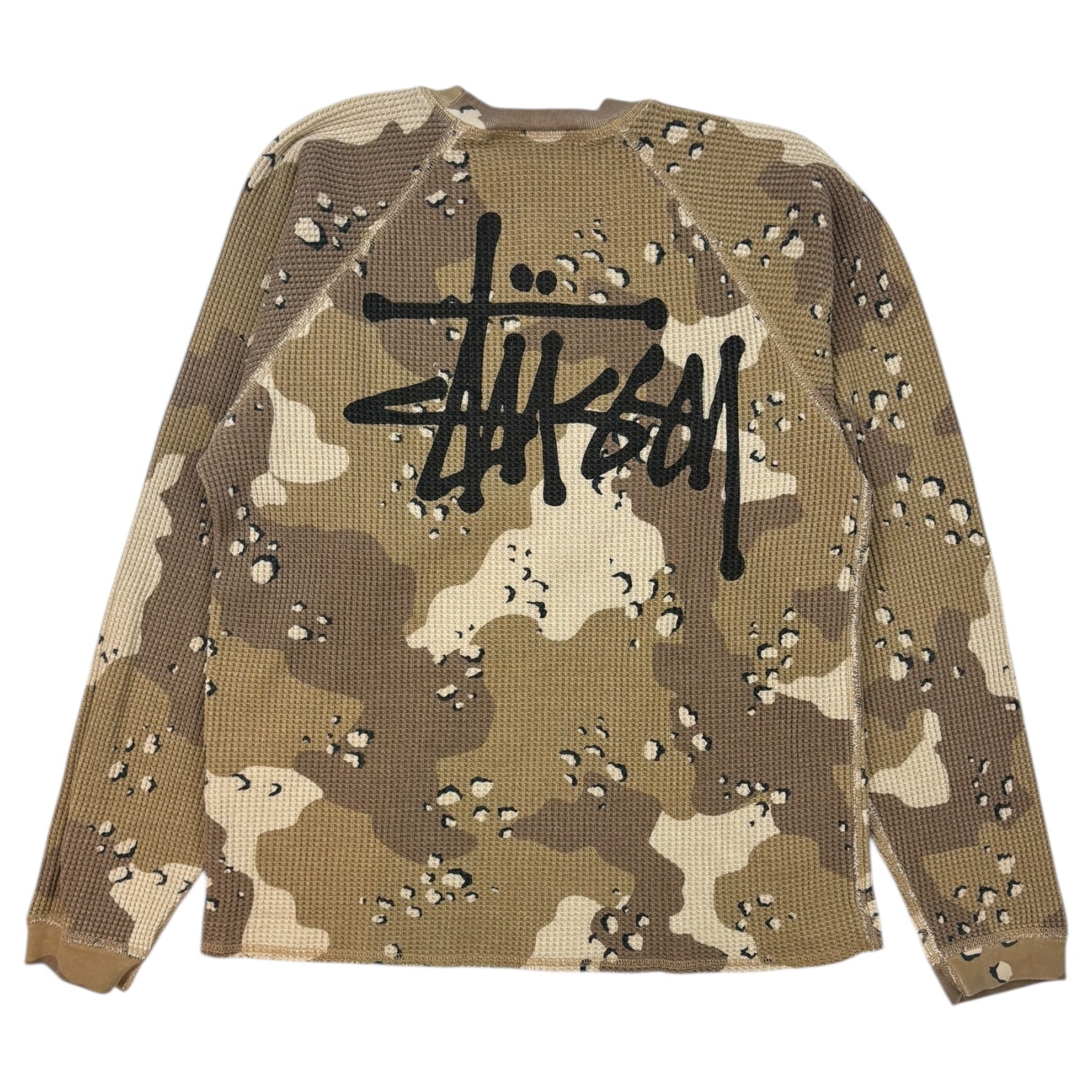 Stussy Raglan Basic Thermal Desert Camo