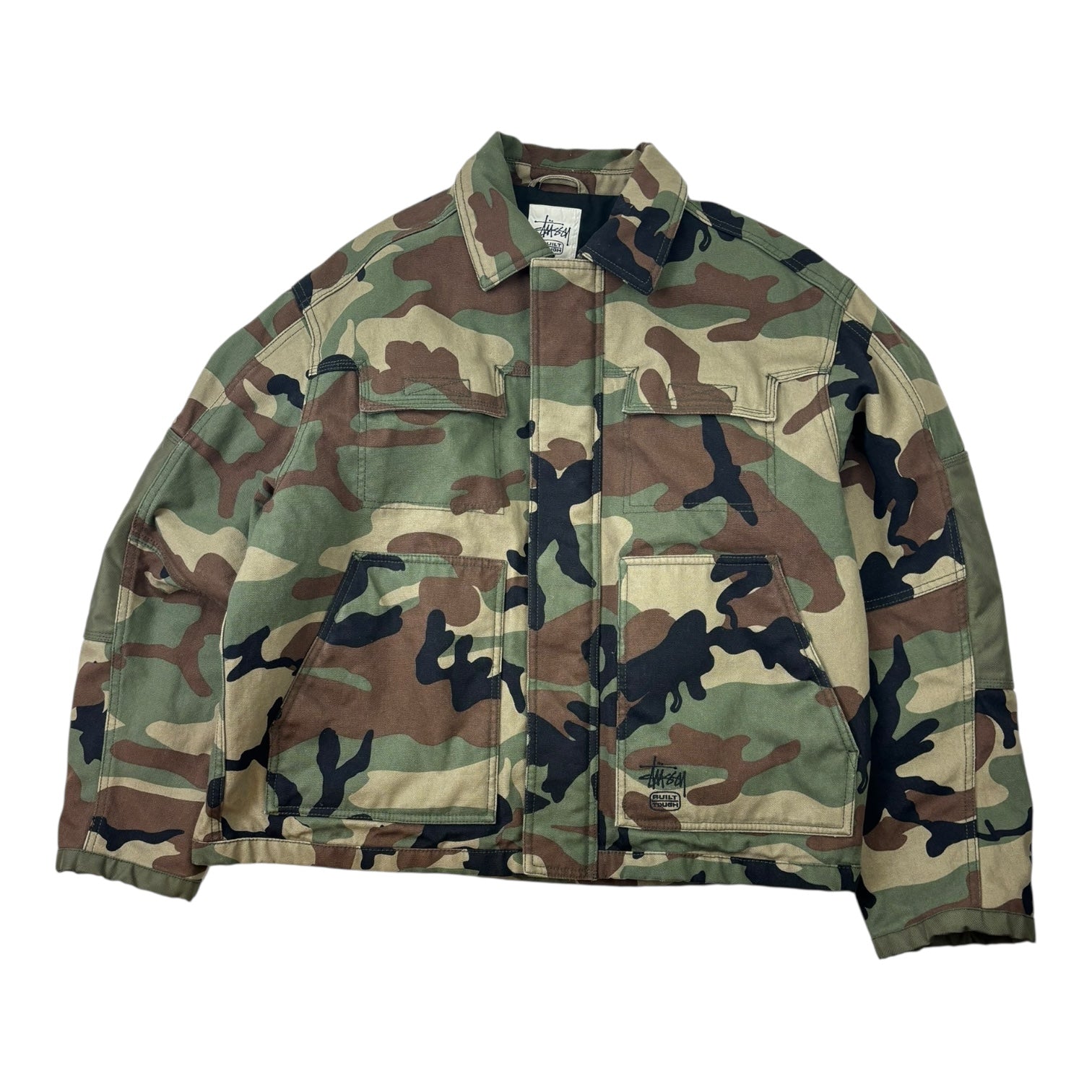 Stussy Work Gear Jacket Woodland Camo