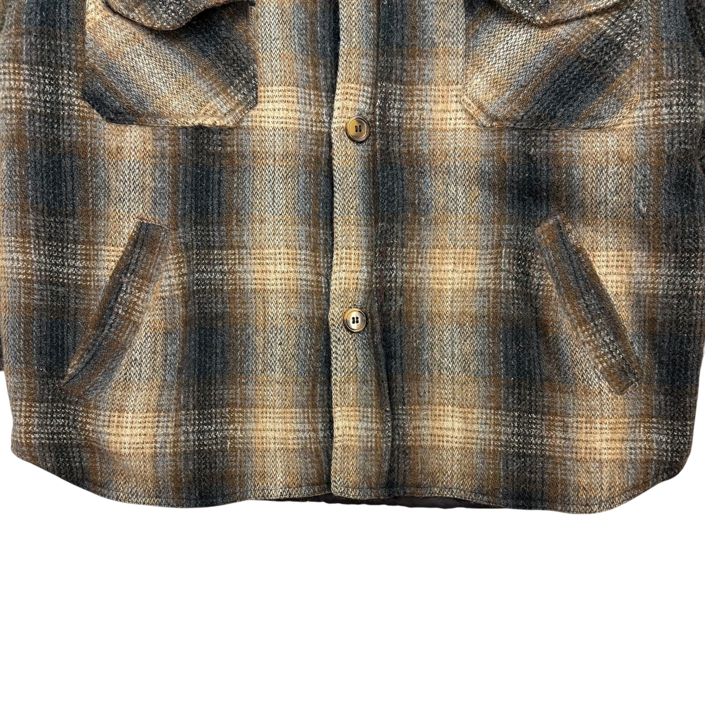 Vintage Northwest Territories Plaid Flannel Jacket Multicolour