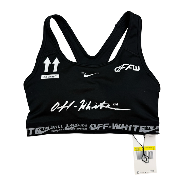 (W) Nike x Off-White As Bra Black