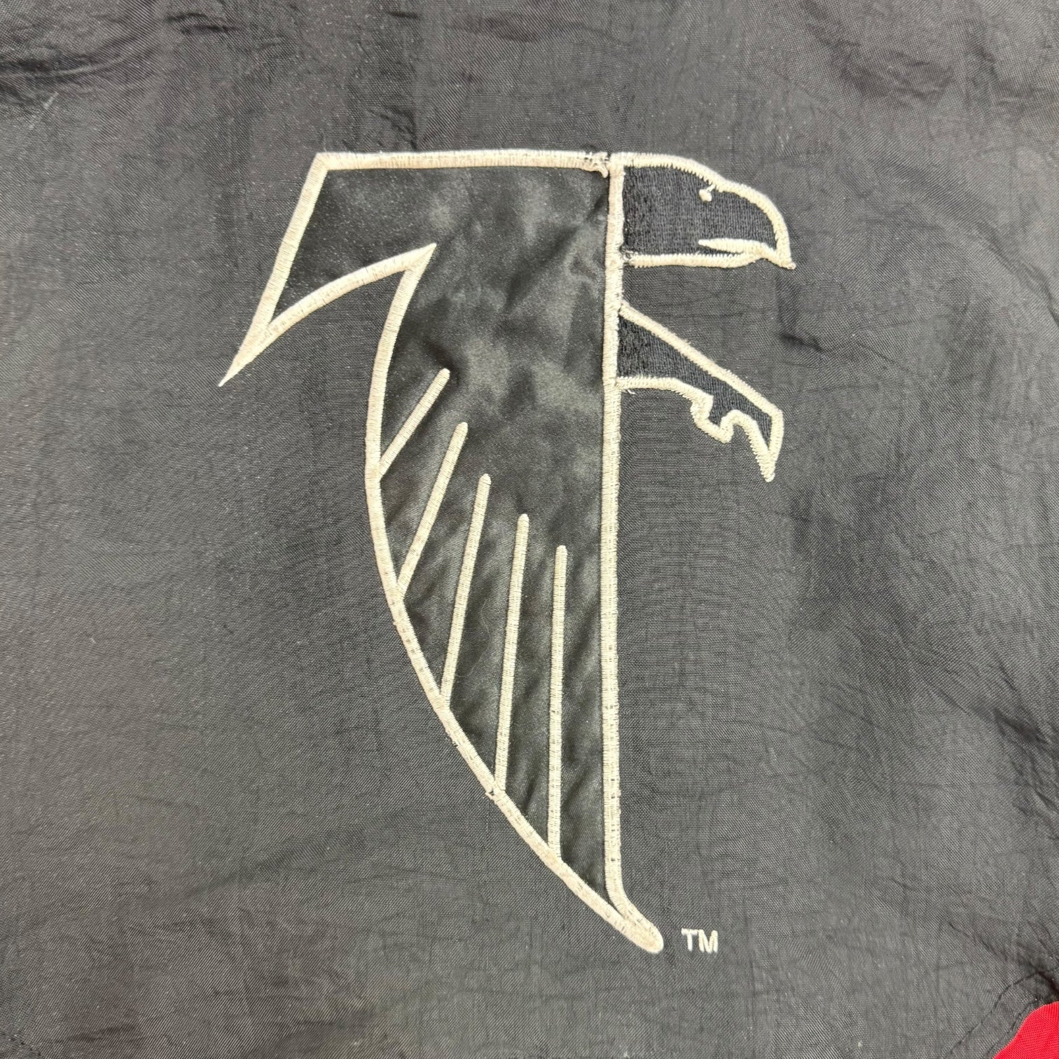 Vintage Youth Starter Atlanta Falcons Anorak Jacket Red