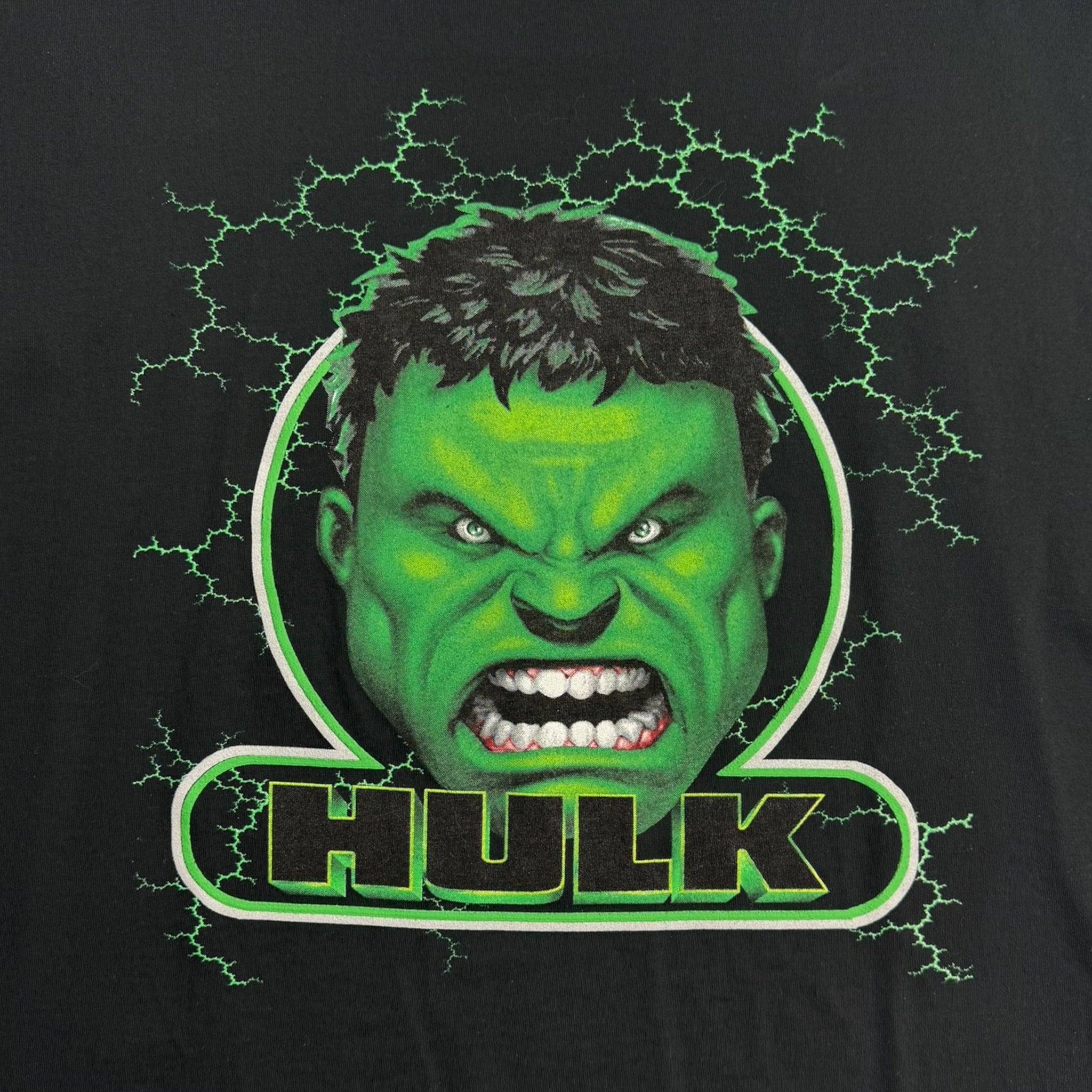 2003 The Incredible Hulk Movie Promo Ringer T-Shirt