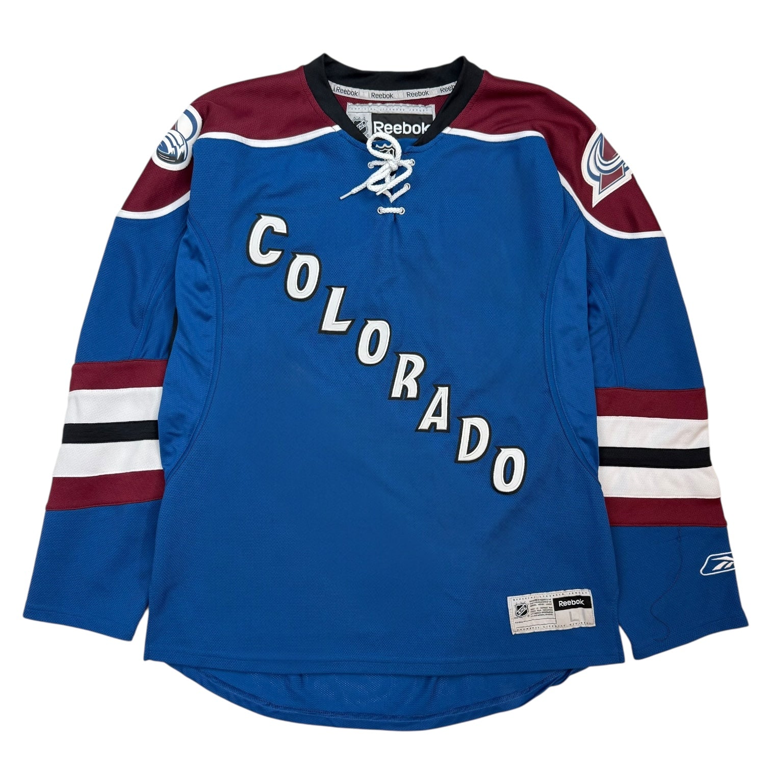 Vintage Reebok Colorado Avalanche Home Jersey Blue