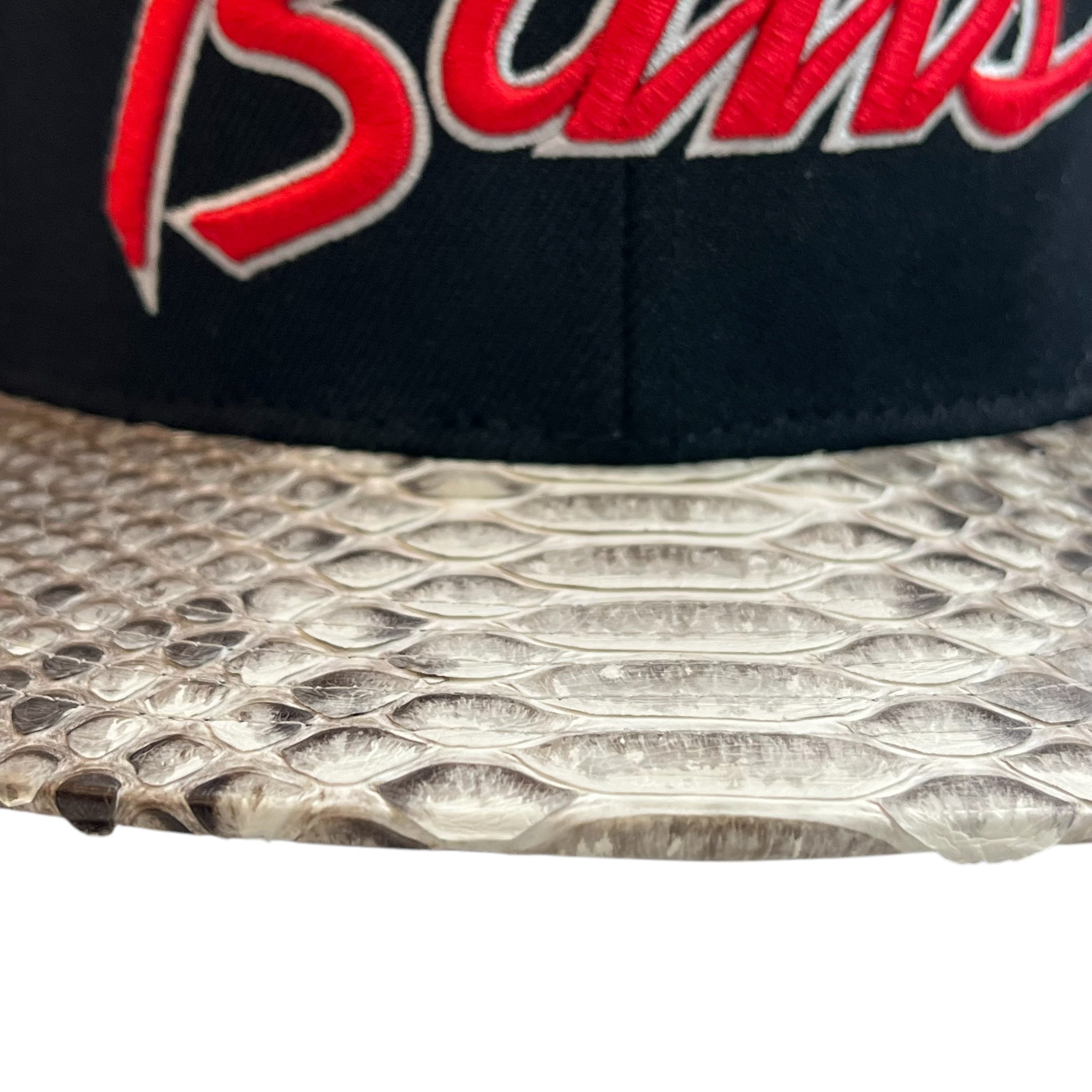 Mitchell and Ness x Just Don Chicago Bulls 1988 All Star Game Script Logo Hat Black/Python