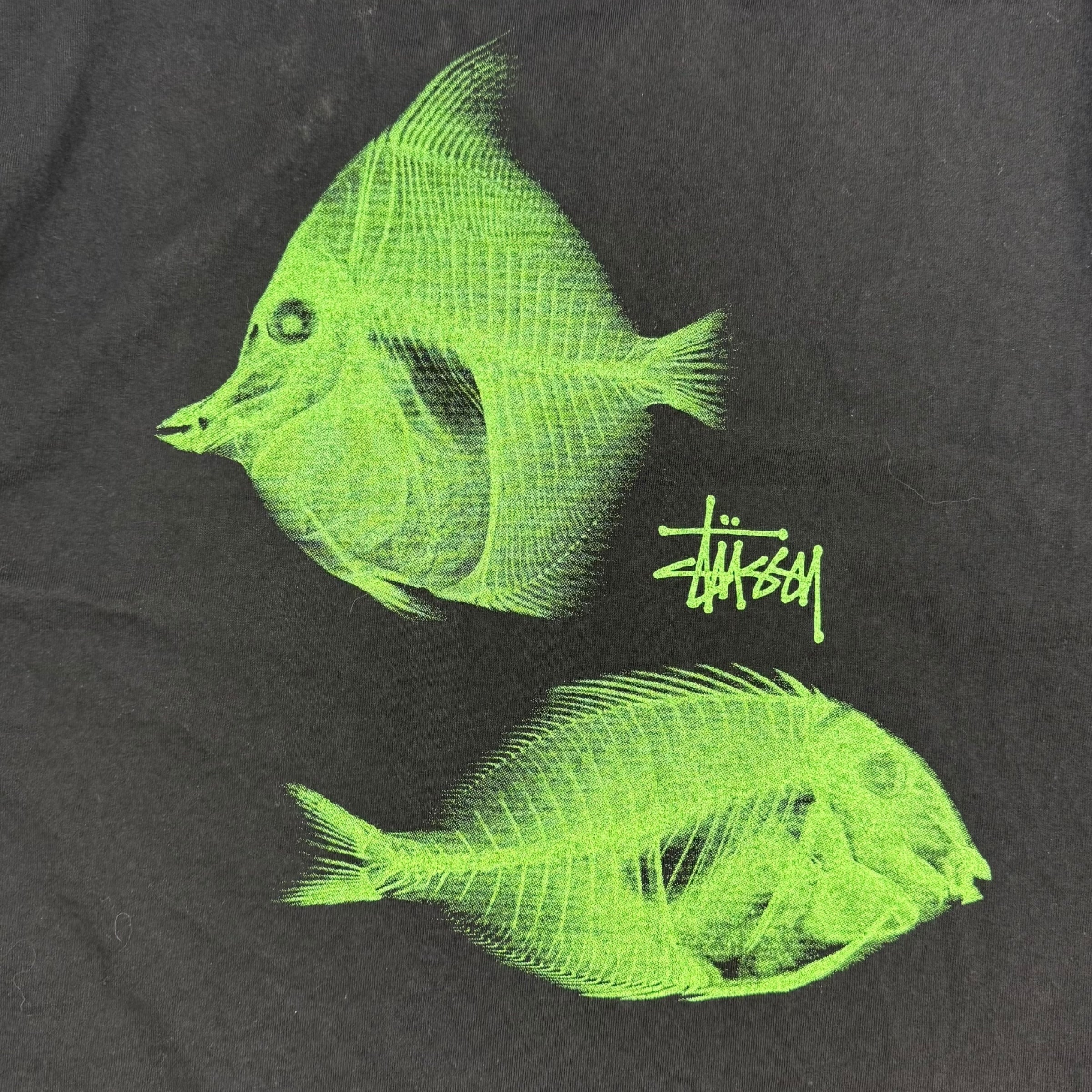 Stussy X-Ray Fishin Tee Black