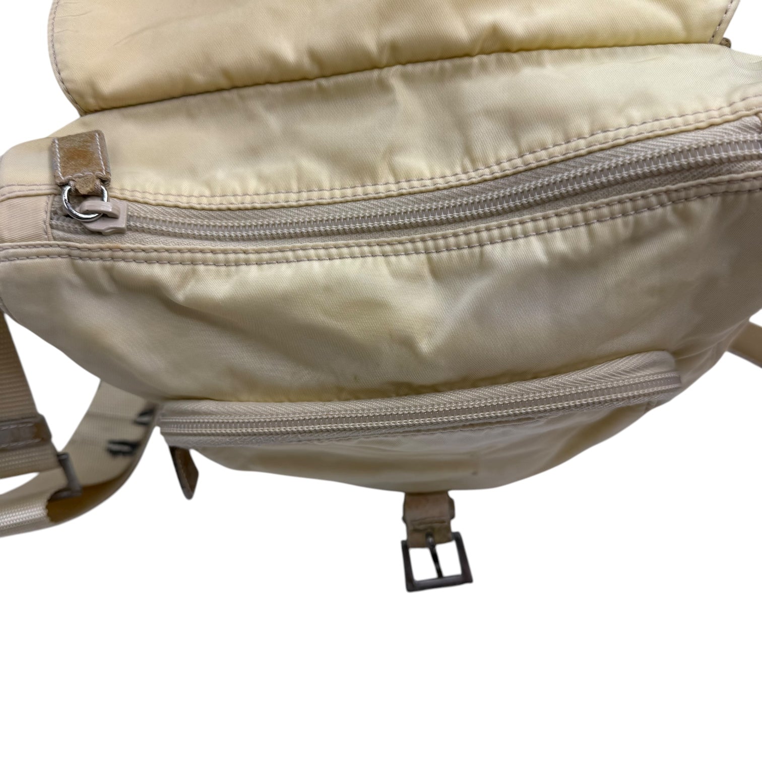 Prada Nylon Crossbody Bag White