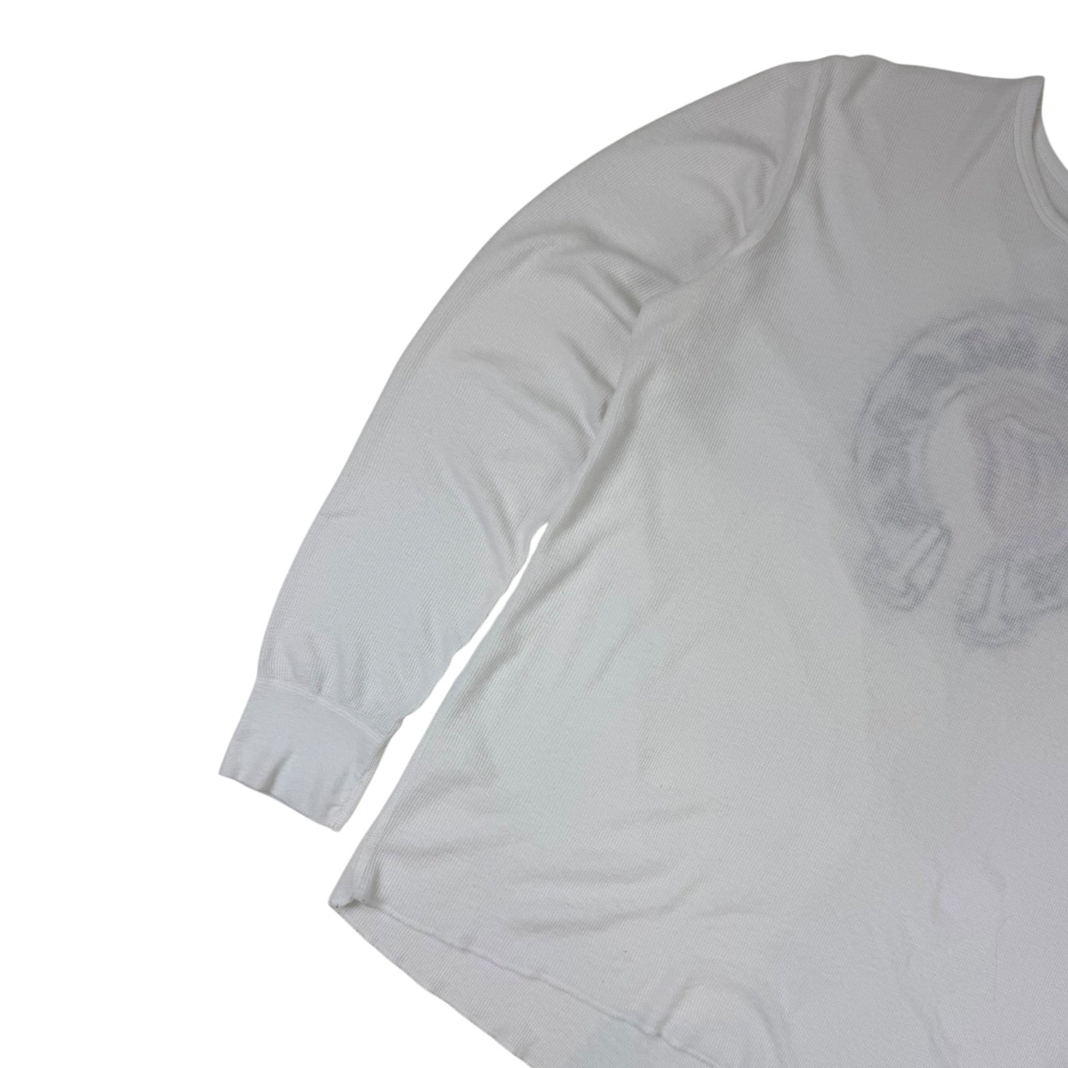 Vintage Chrome Hearts x Rolling Stones Thermal LS T-Shirt White