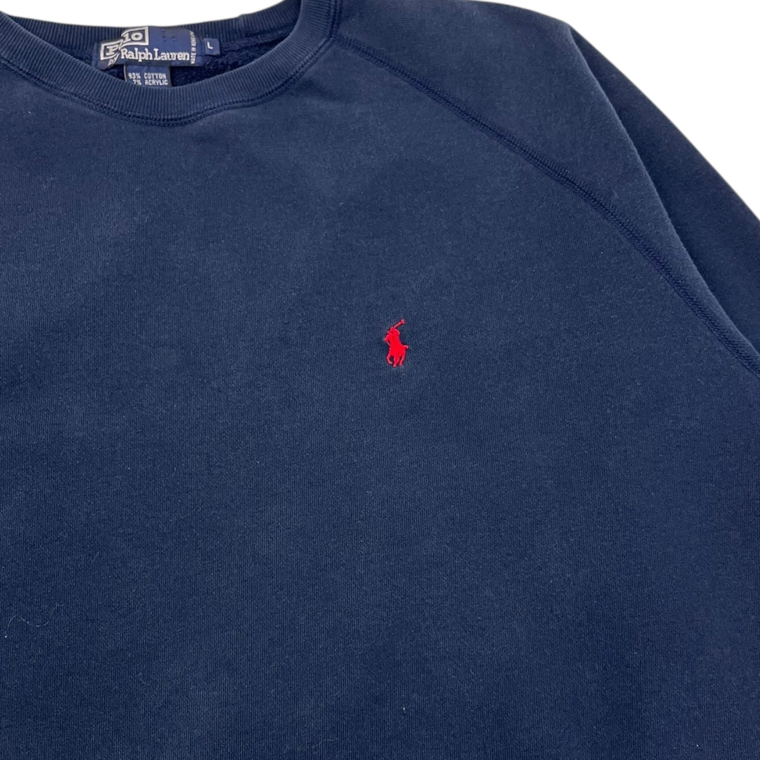 Vintage Polo Ralph Lauren Crew Sweatshirt Navy